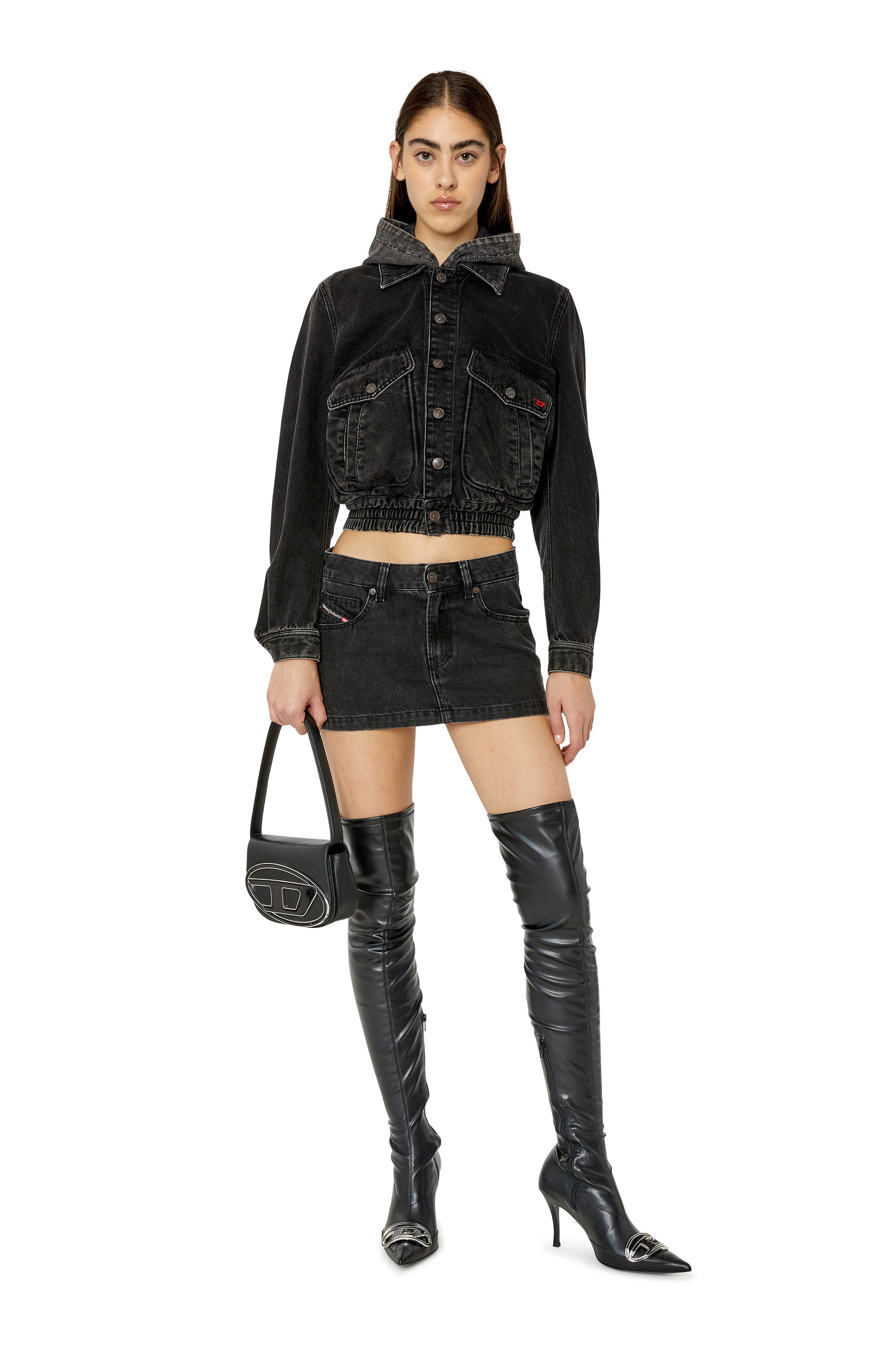 D VENUS TBT Woman Thigh high boots with D plaque Diesel