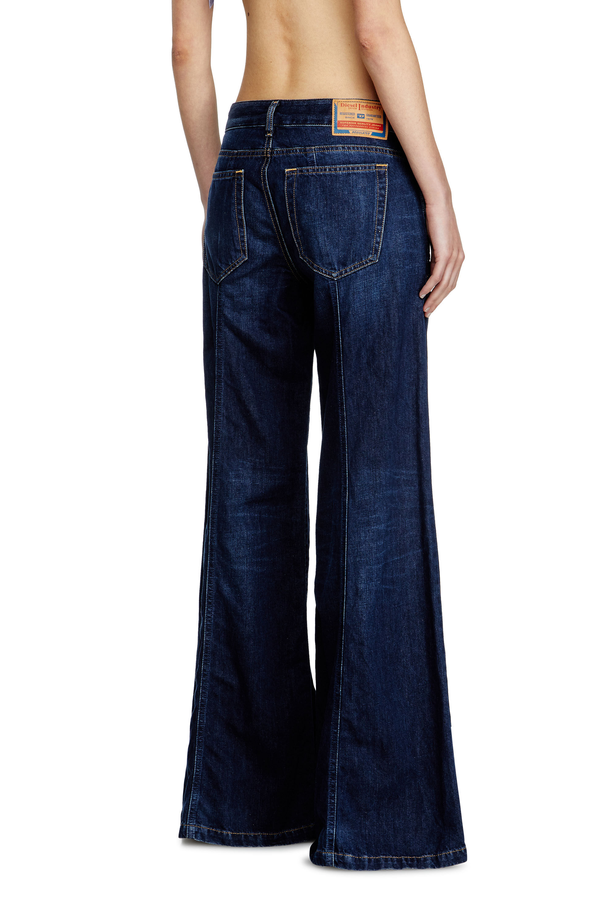 Women's Flare Jeans | Dark Blue | Diesel D-Akii