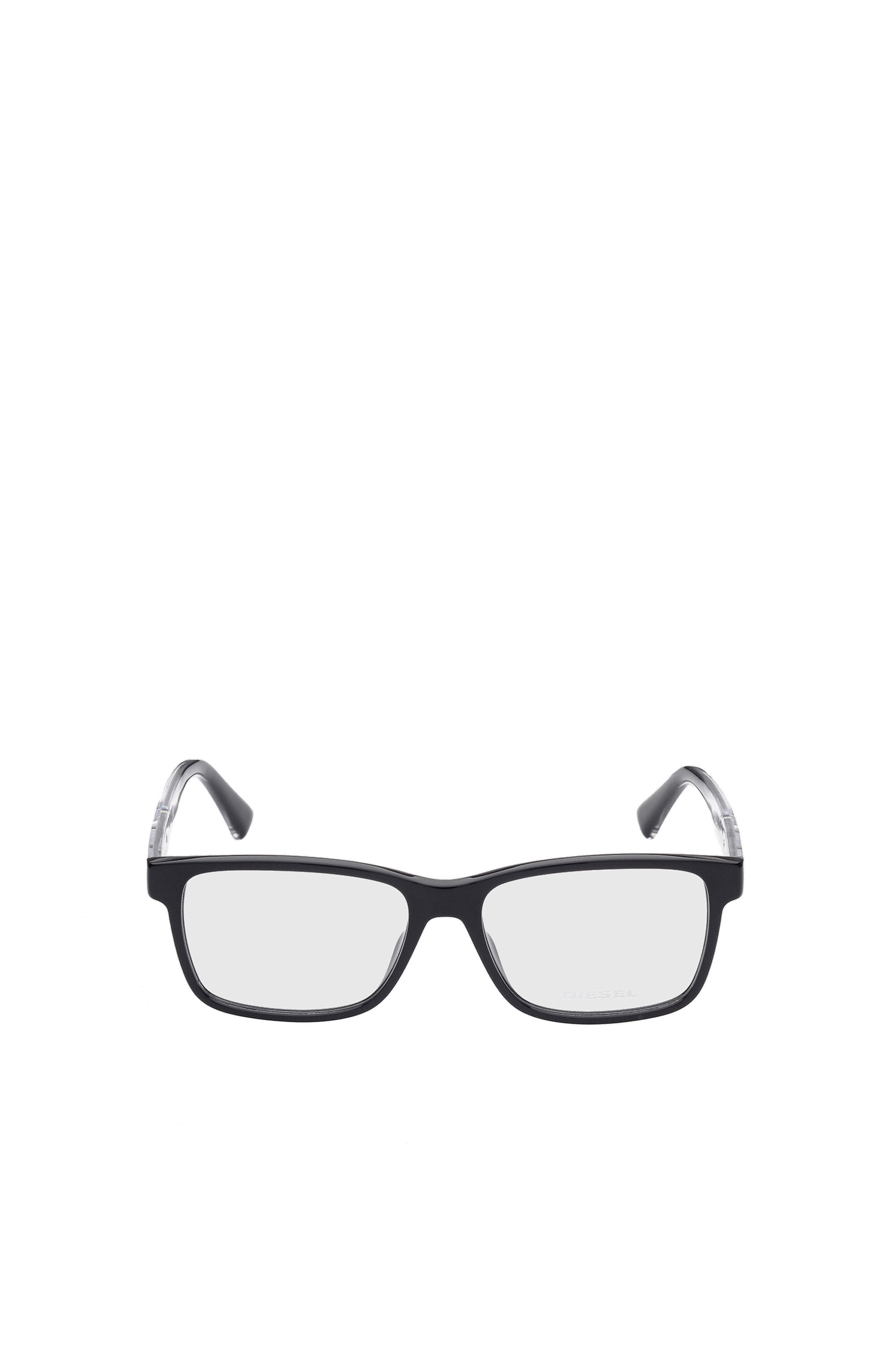 Diesel - DL5407, Man's Optical glasses with rectangular shape in Black - 1