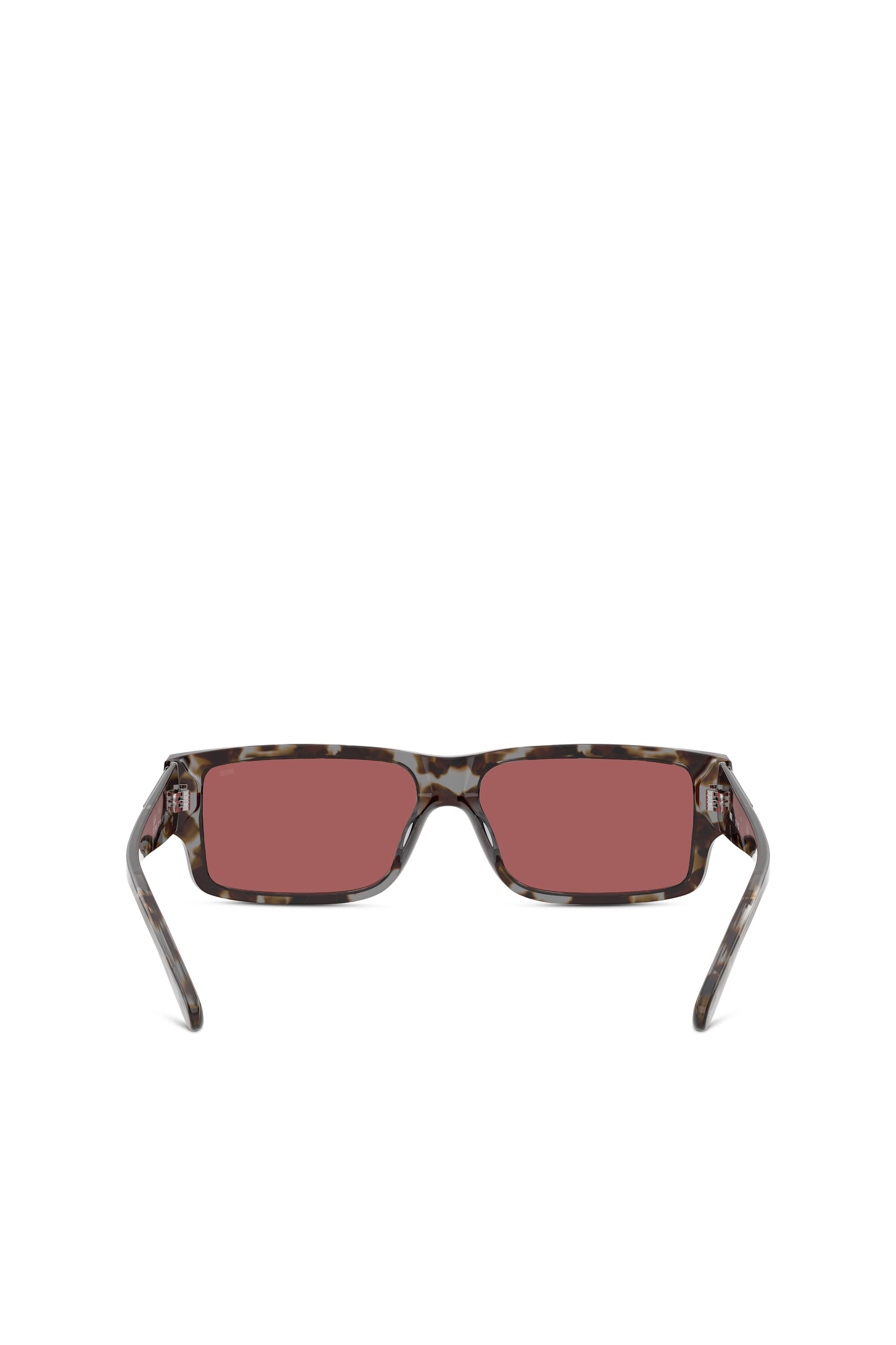 Diesel - 0DL2003, Gafas rectangulares Hombre in Rojo - 3