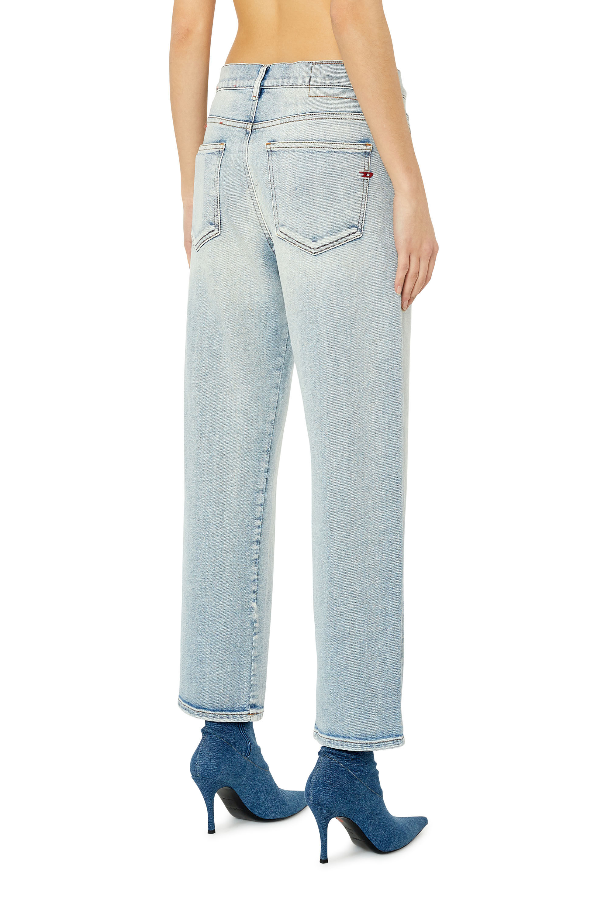 2016 D-AIR Woman: boyfriend Light blue Jeans | Diesel ®