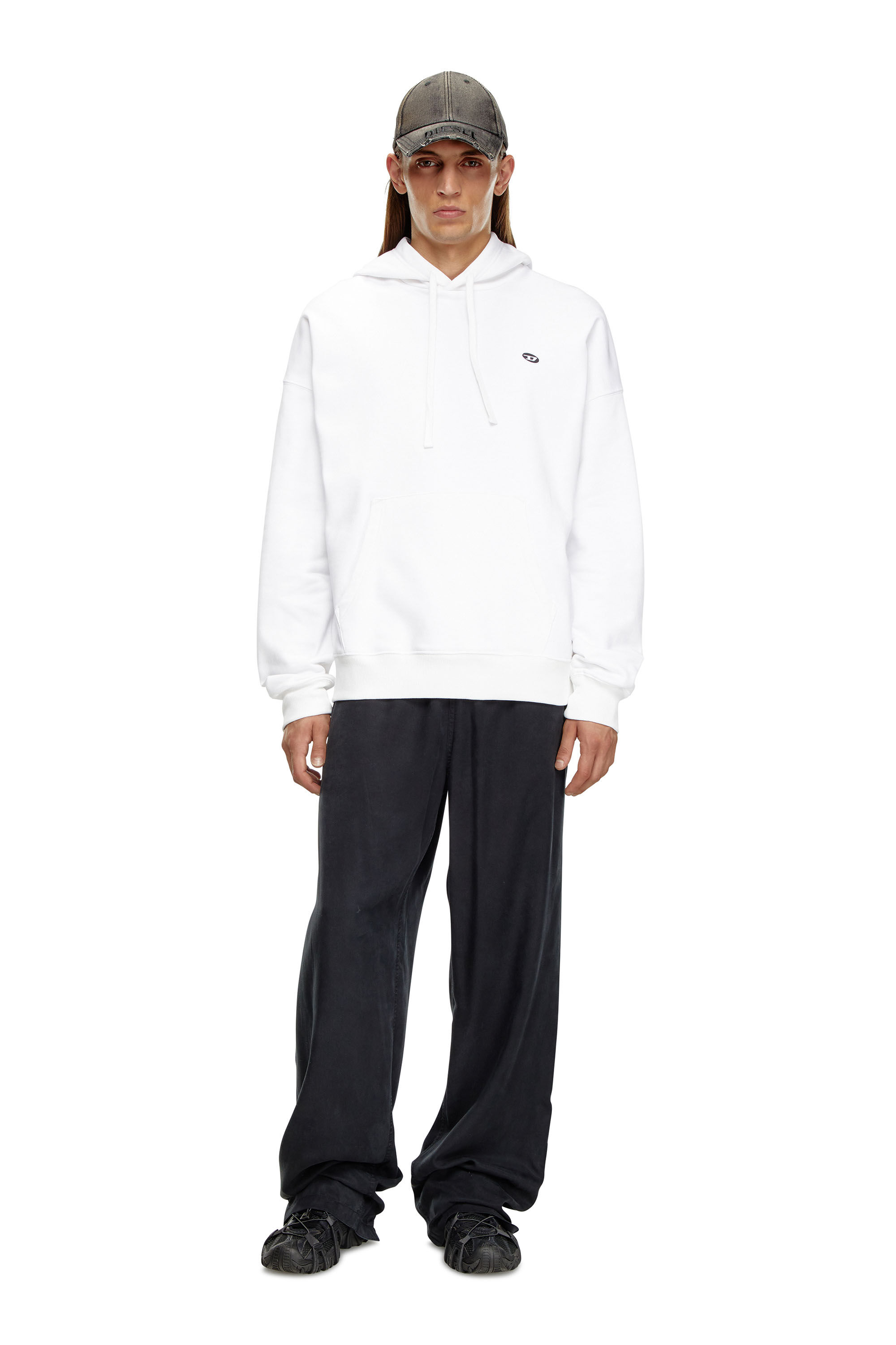 White diesel hoodie best sale mens
