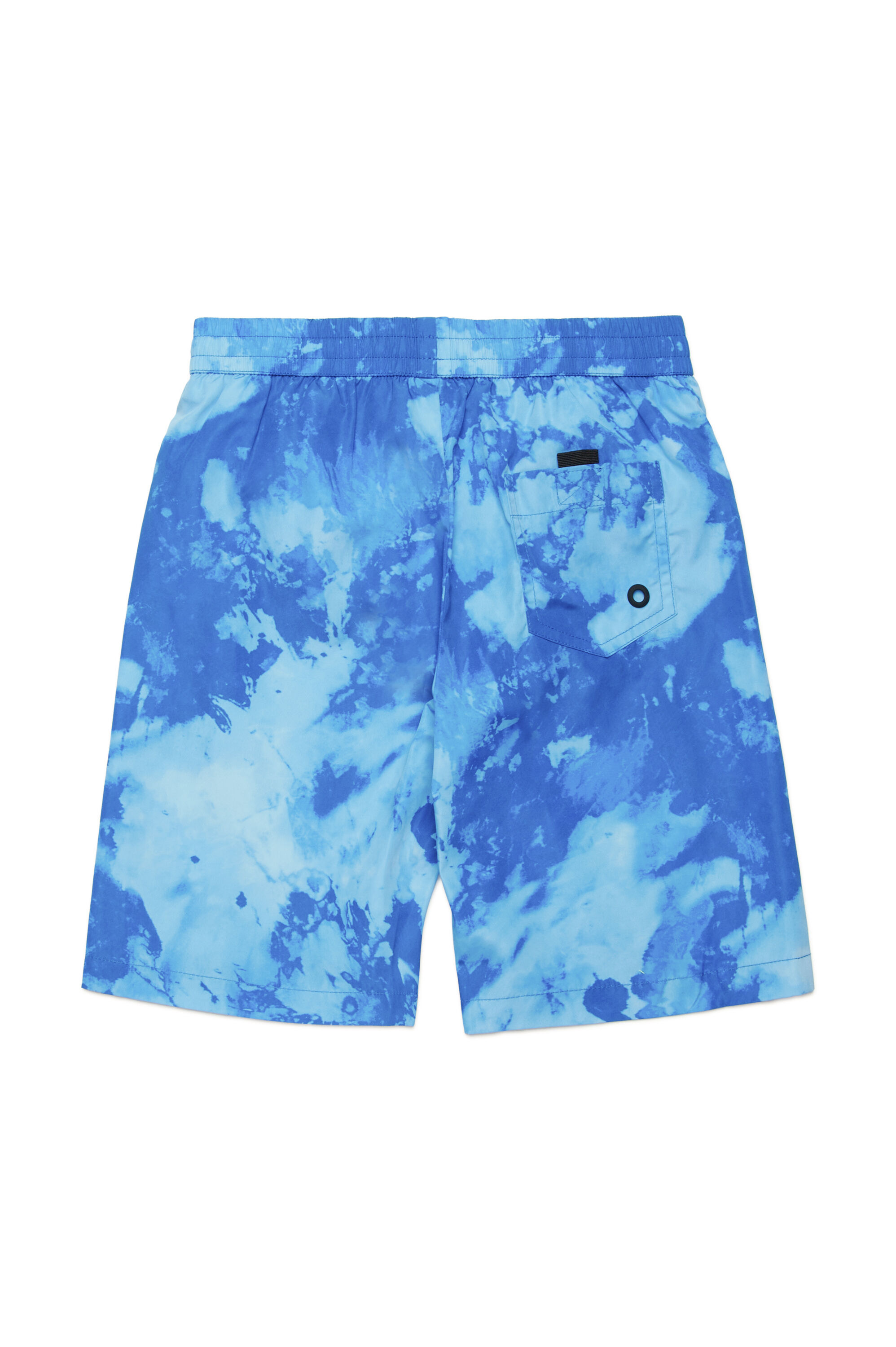 Diesel - MLONGKEN, Bañador con estampado manchado Hombre in Azul marino - 2