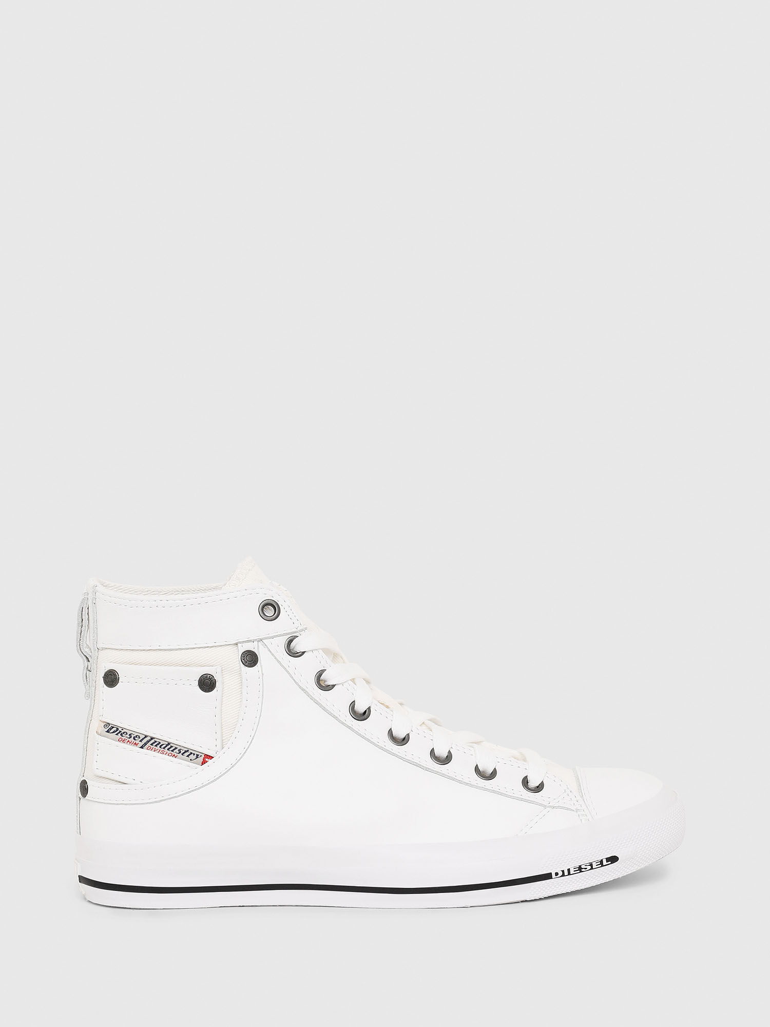Parcel Mockingbird spansk EXPOSURE IV W Women: High-top sneakers in leather and canvas | Diesel