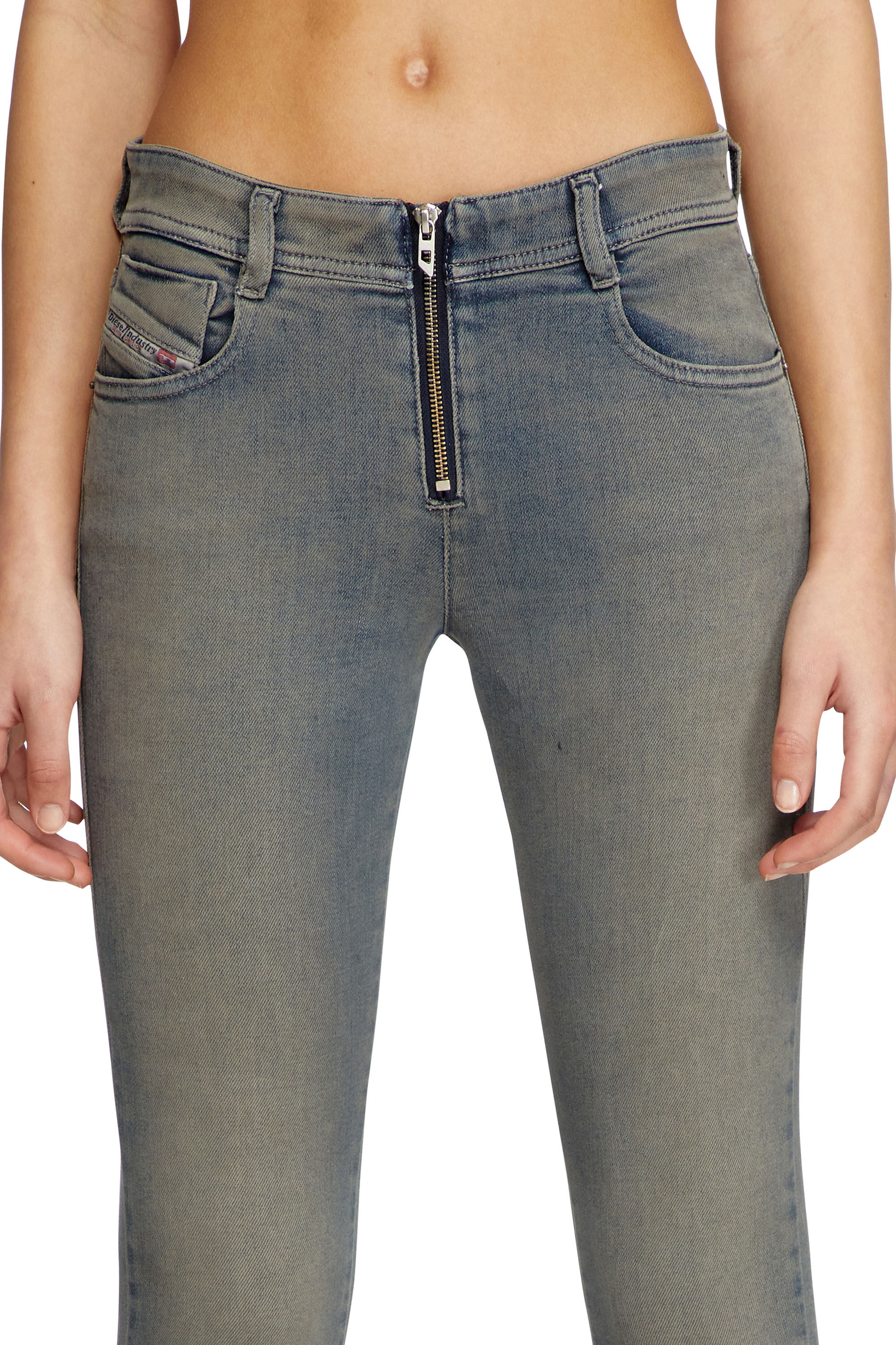 Diesel - Woman's Skinny Jeans 2017 Slandy 09K63, Medium blue - 4