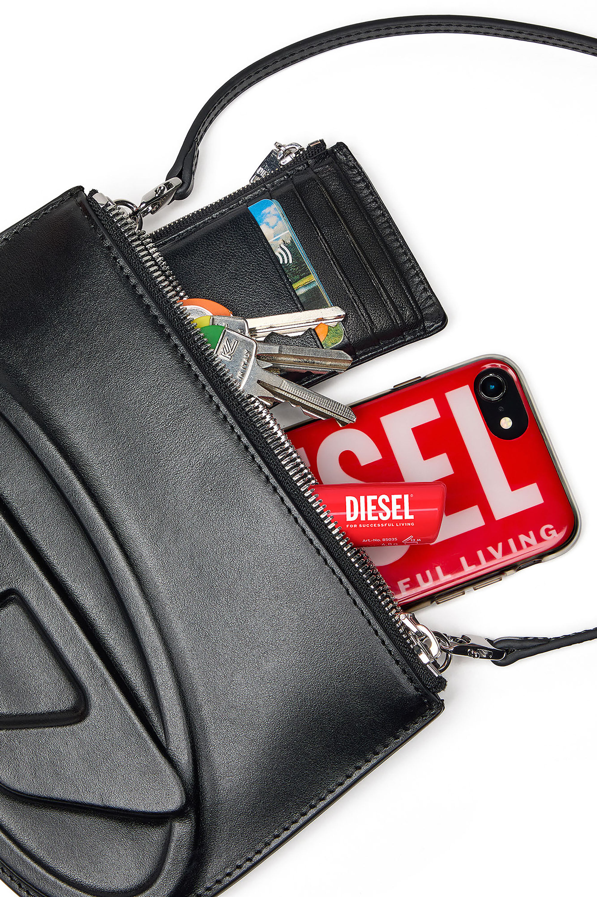 ショルダーバッグ・ポシェット Diesel 1dr Twin Double-pouch Shoulder Bag Women's 1DR Twin-Double-pouch shoulder bag in printed