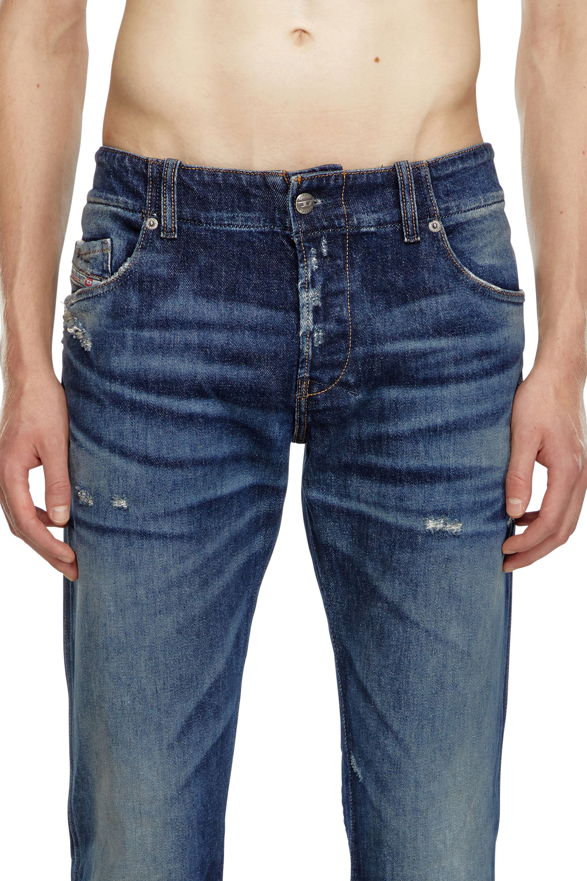 Diesel - Hombre Bootcut Jeans D-Backler 09J56, Azul Oscuro - Image 5