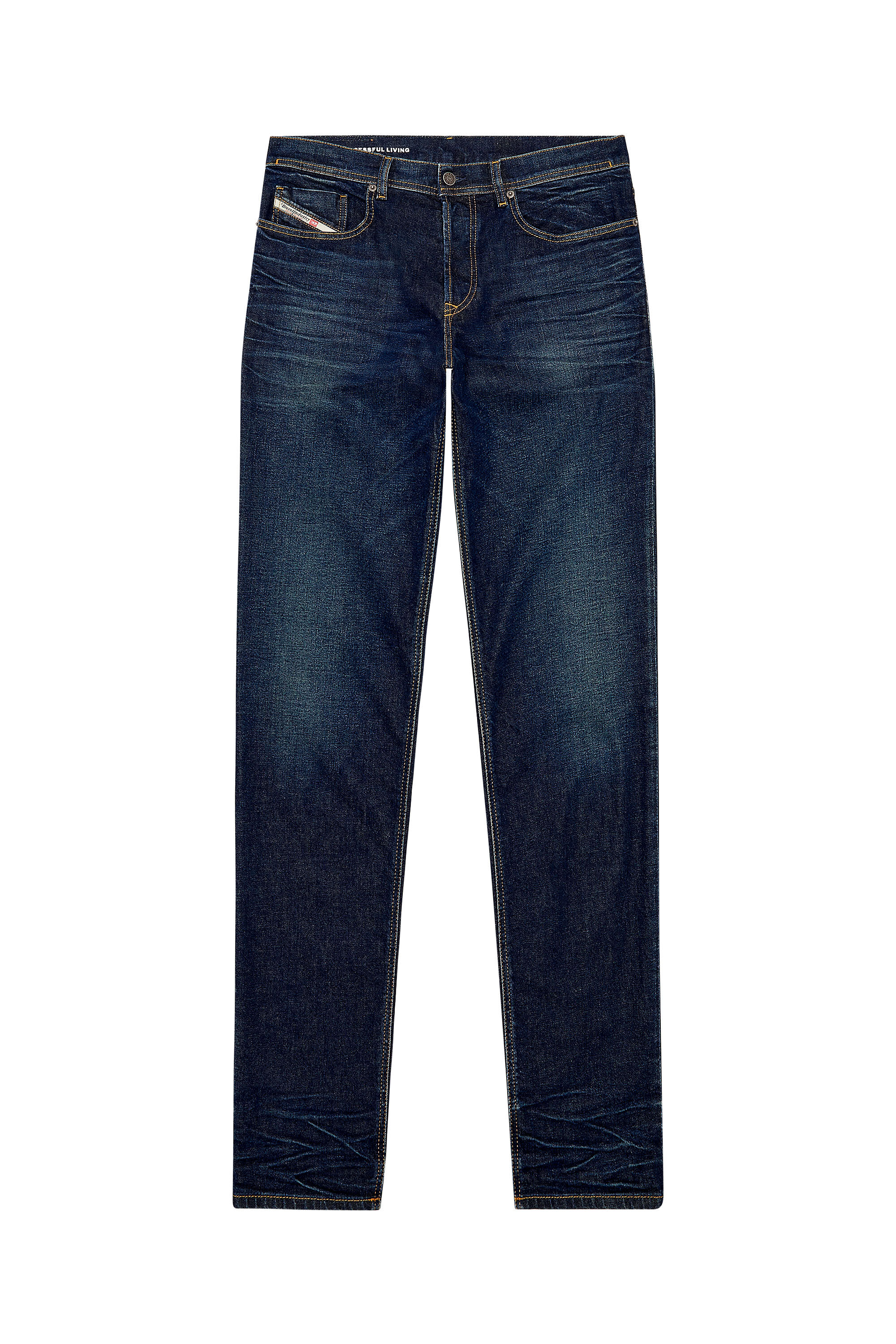 Diesel - Tapered Jeans 2023 D-Finitive 09H38, Azul Oscuro - Image 2