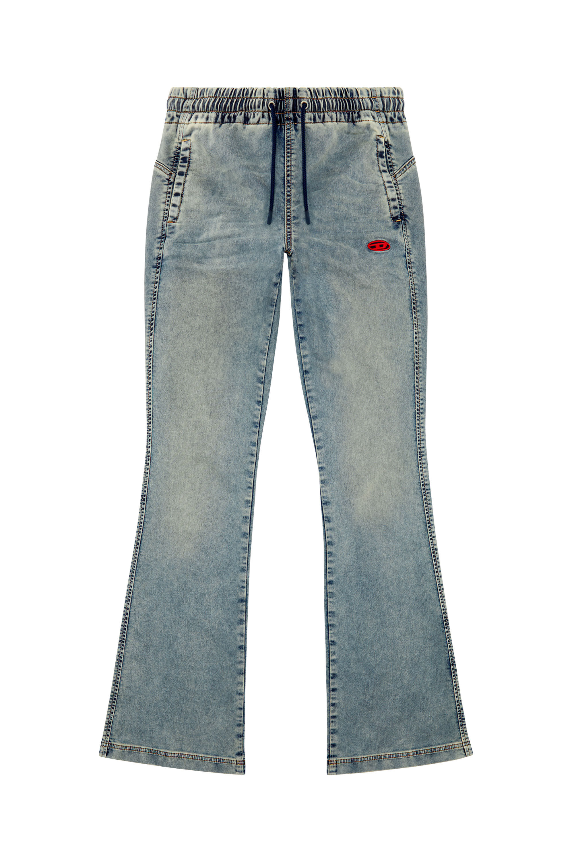 デニム・ジーパン IONSEOUL Growing cat washed bootcut denim JE695 Bootcut Jean in Medium Wash | Splendid