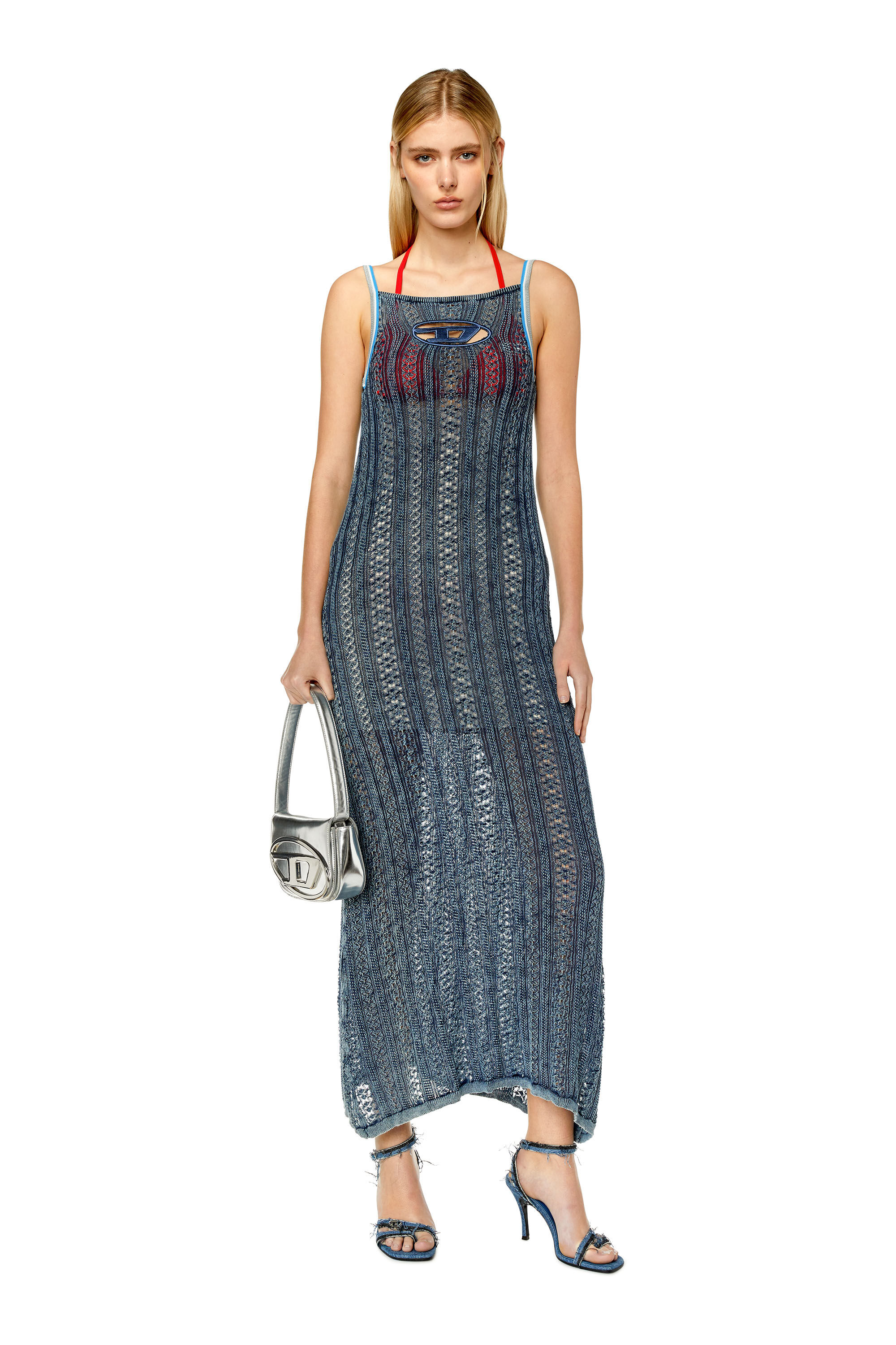 人気商品ランキング M-ILDRED Woman: Long dress in cotton pointelle-knit | Diesel ワンピース