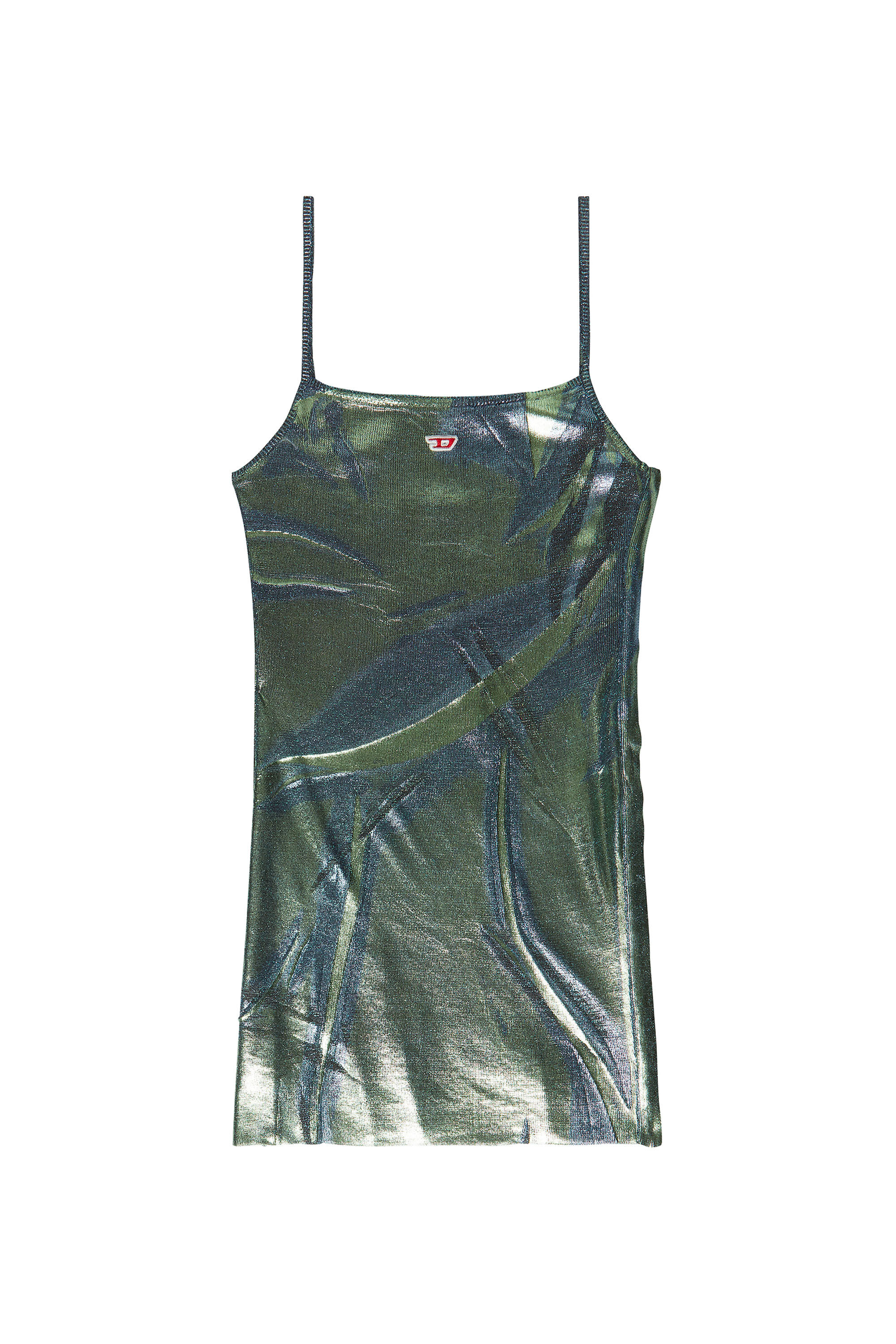 M-AREAH Woman: Mini dress in ribbed lurex | Diesel