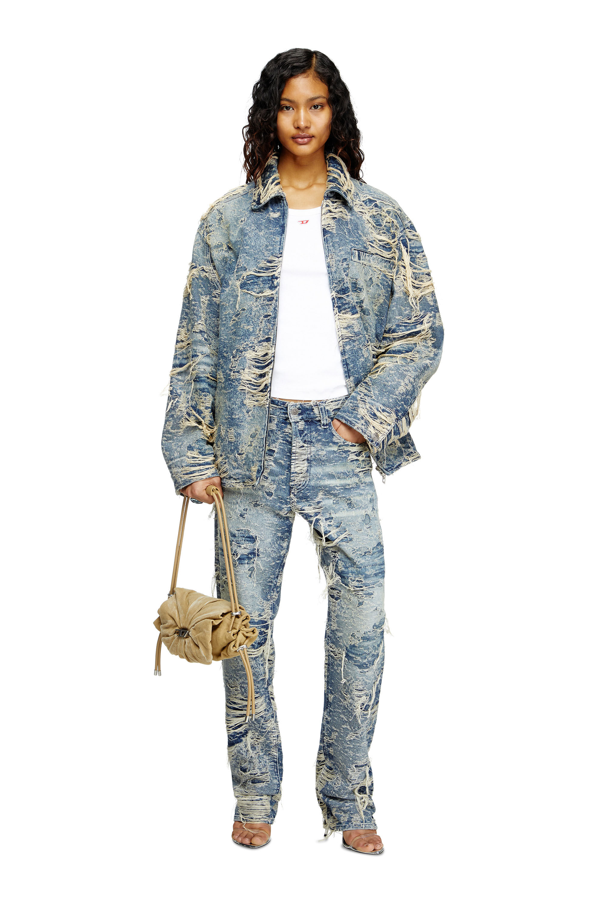 デニム・ジーパン DIESEL '1988 D-Ark 09m04' jeans Women's Regular Jeans | Medium blue | Diesel 1988 D-Ark