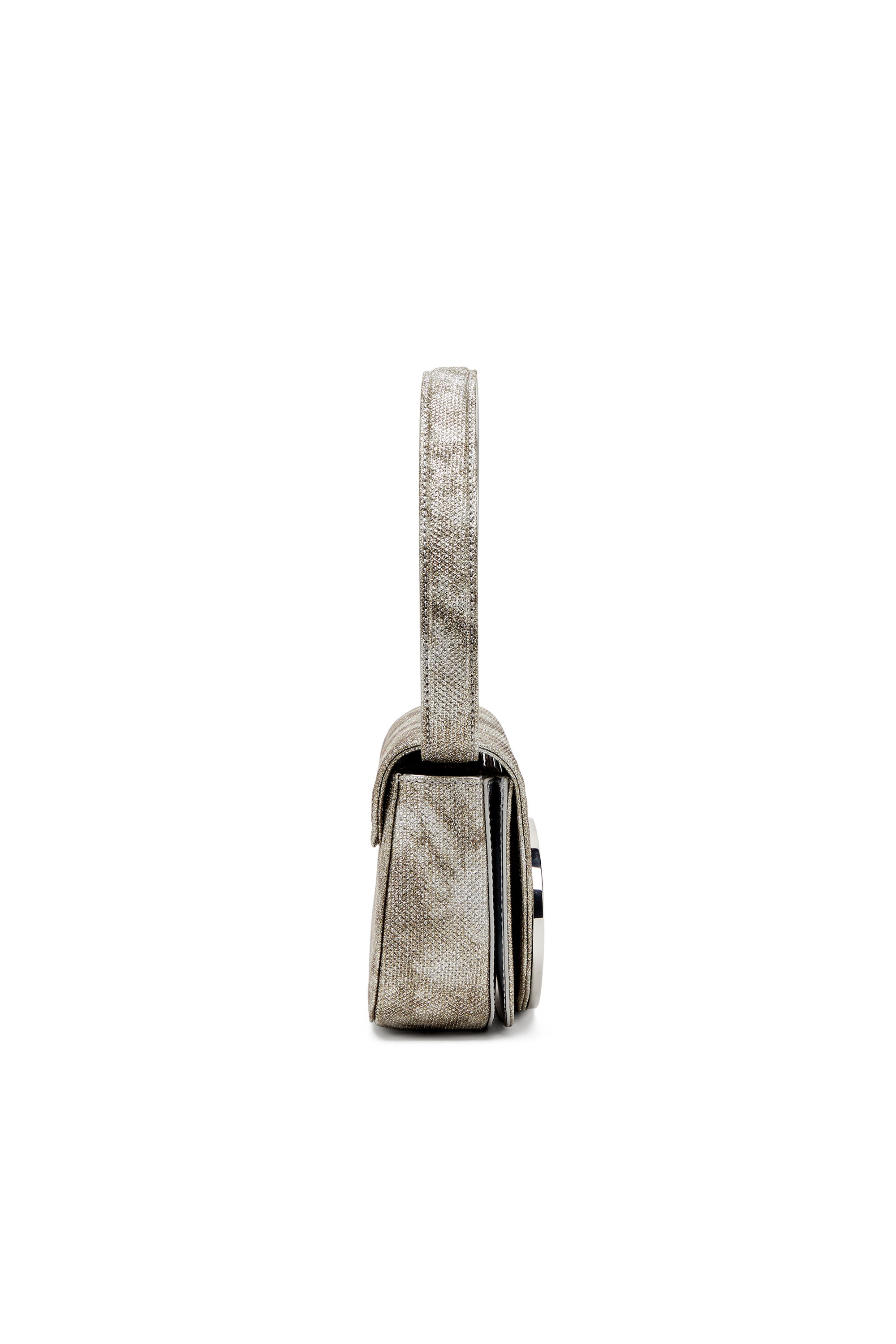 Diesel - 1DR, 1DR-Bolso de hombro icónico de tejido brillante Mujer in Verde - 4