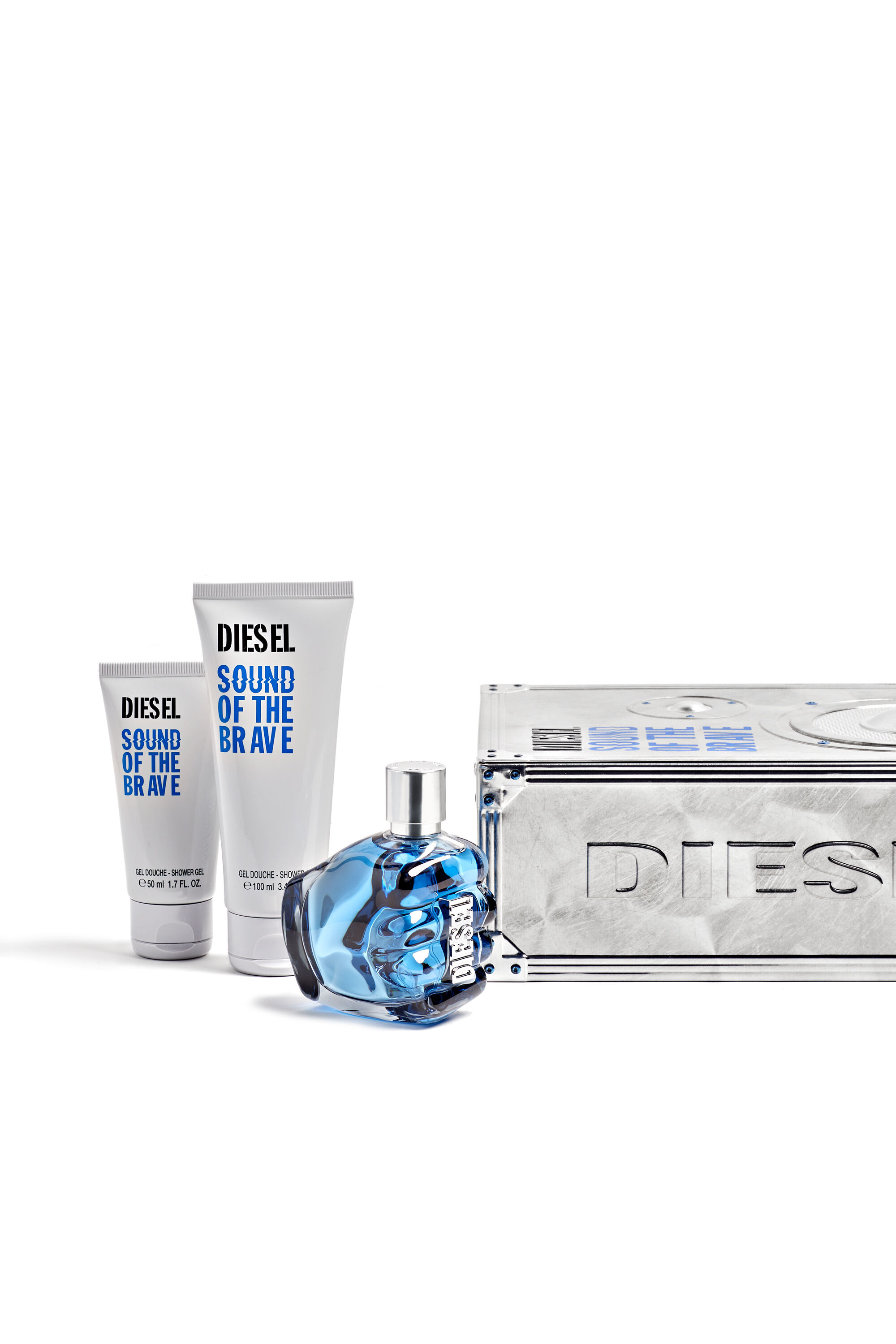 Diesel - SOUND OF THE BRAVE 75 ML PREMIUM BOX, Man's Sound Of The Brave Gift set in Blue - 1