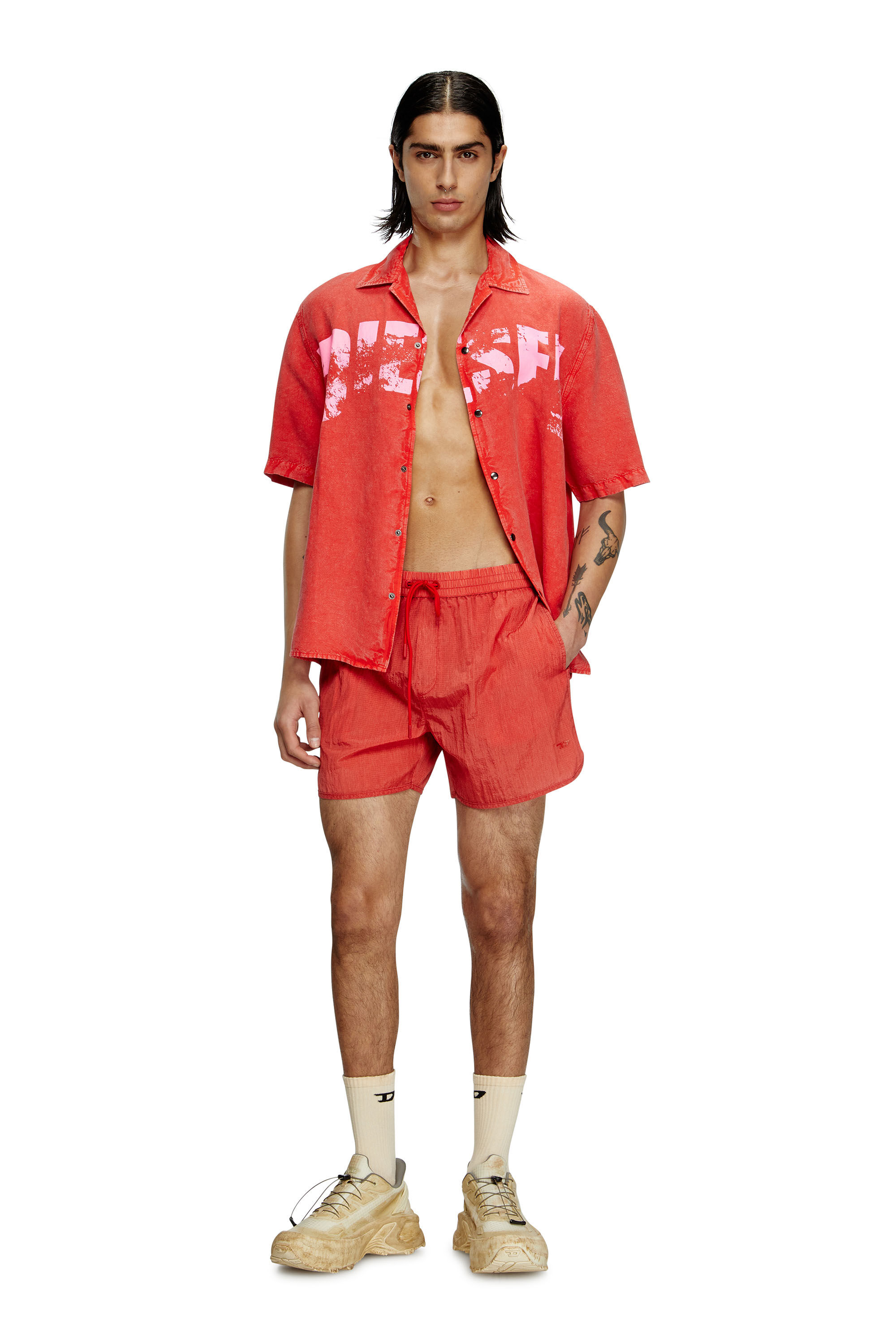 Diesel - JIMMIE-38-D-POP, Bañadores de longitud media en ripstop tratado Hombre in ToBeDefined - 2