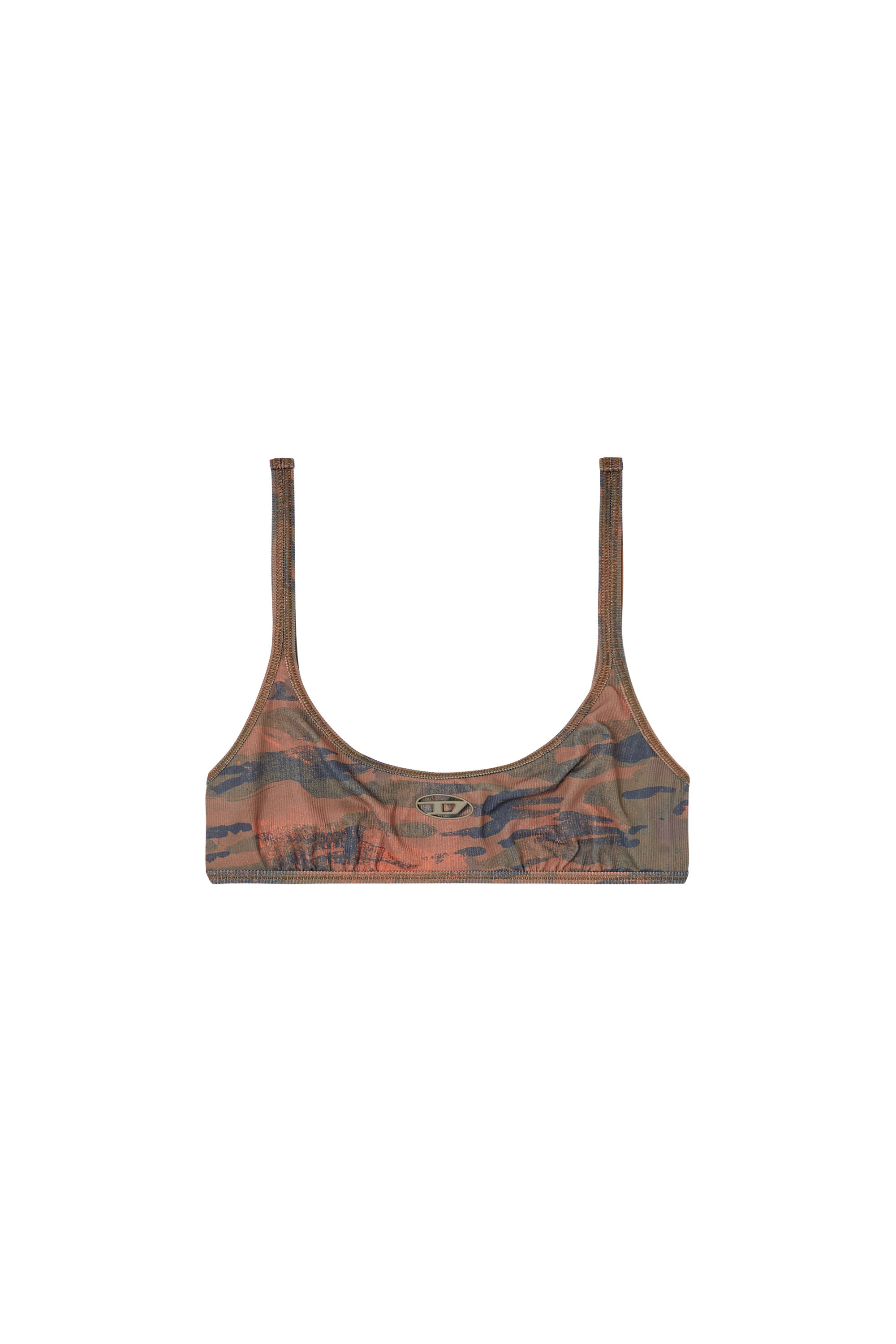【個性的】Diesel Ut-Bra-Top-Utlt ビキニトップ&ボトム Women's Bikini top with cut-out logo | Black | Diesel