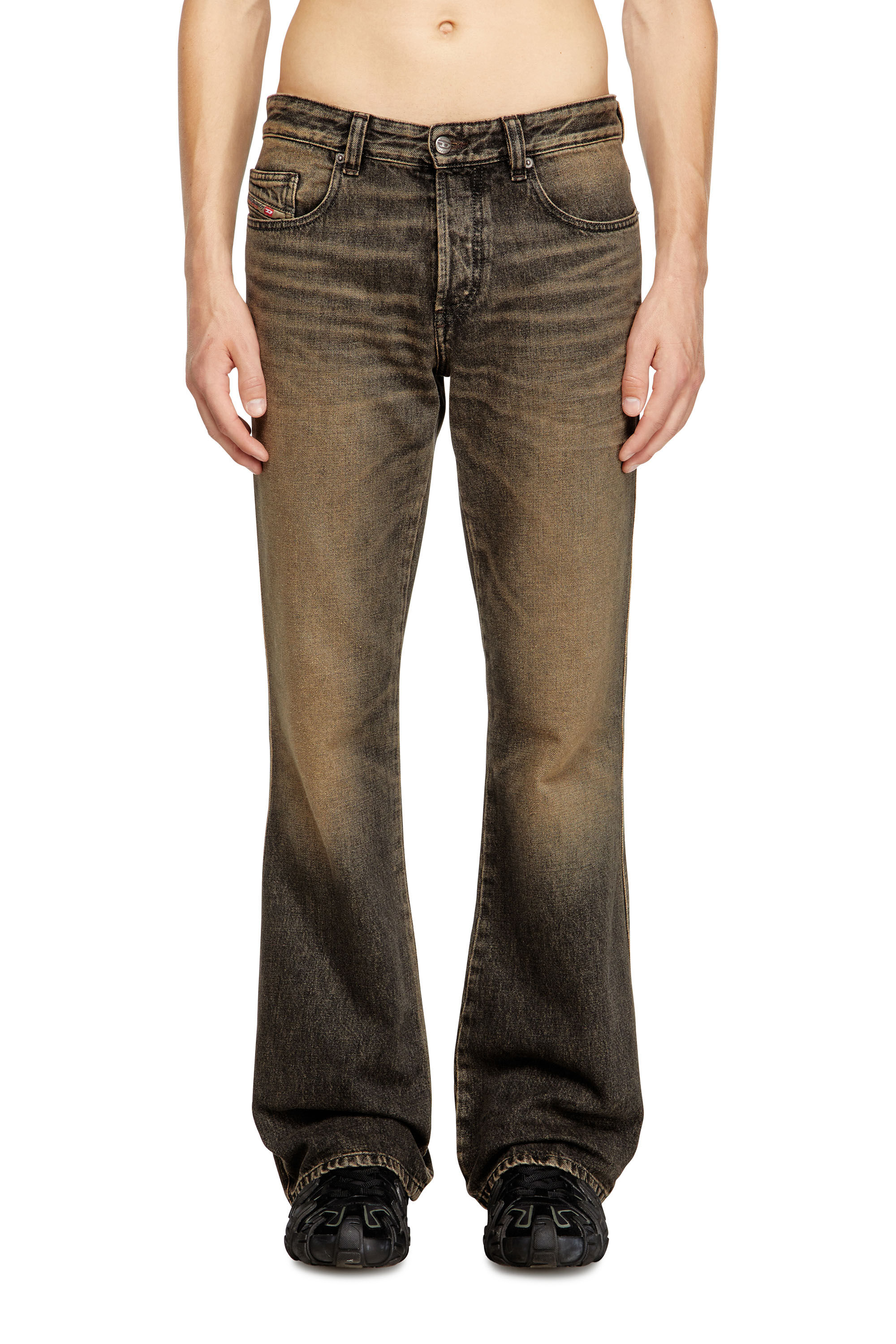 Diesel - Man's Bootcut Jeans 1998 D-Buck 007AX, Black/Dark grey - 3