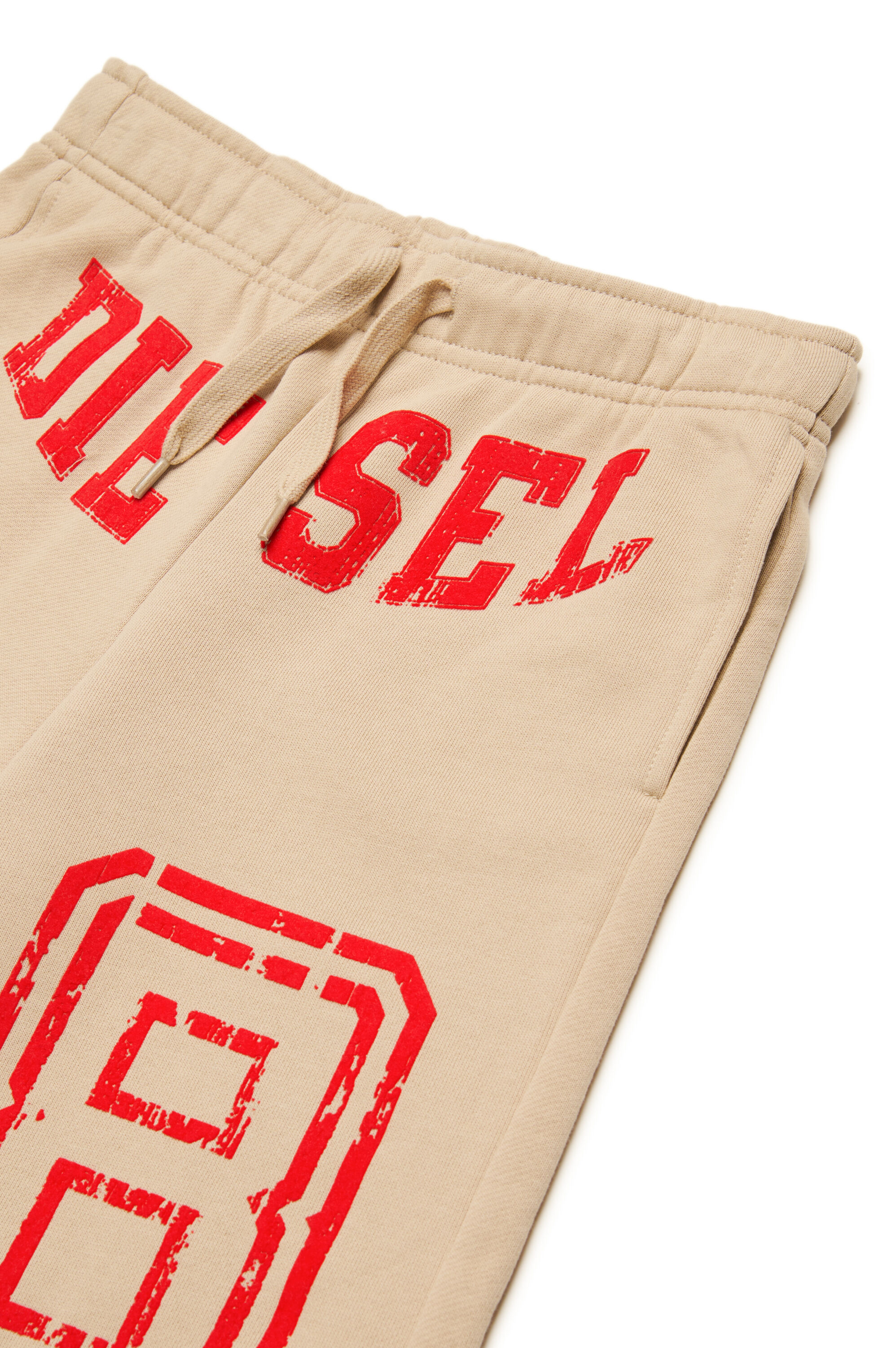 Diesel - PTAINSHORT, Pantalones cortos deportivos con logotipo Diesel 78 Hombre in Marrón - 3