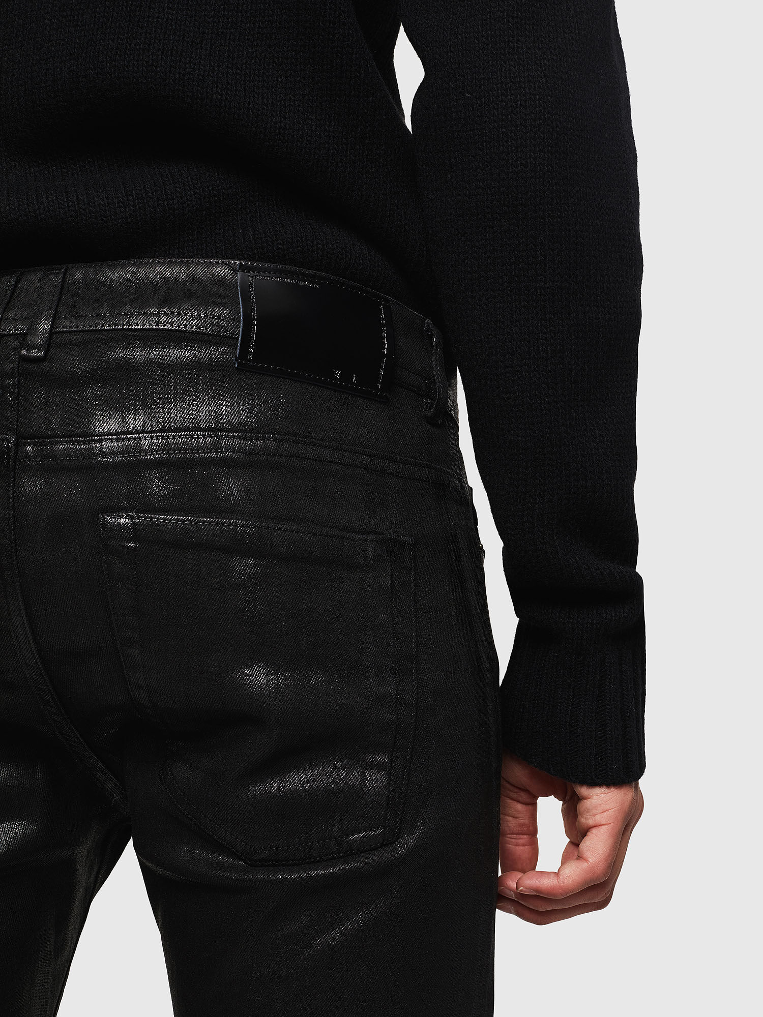 TYPE-2814 Men: Coated jeans shiny finish Diesel Black Gold