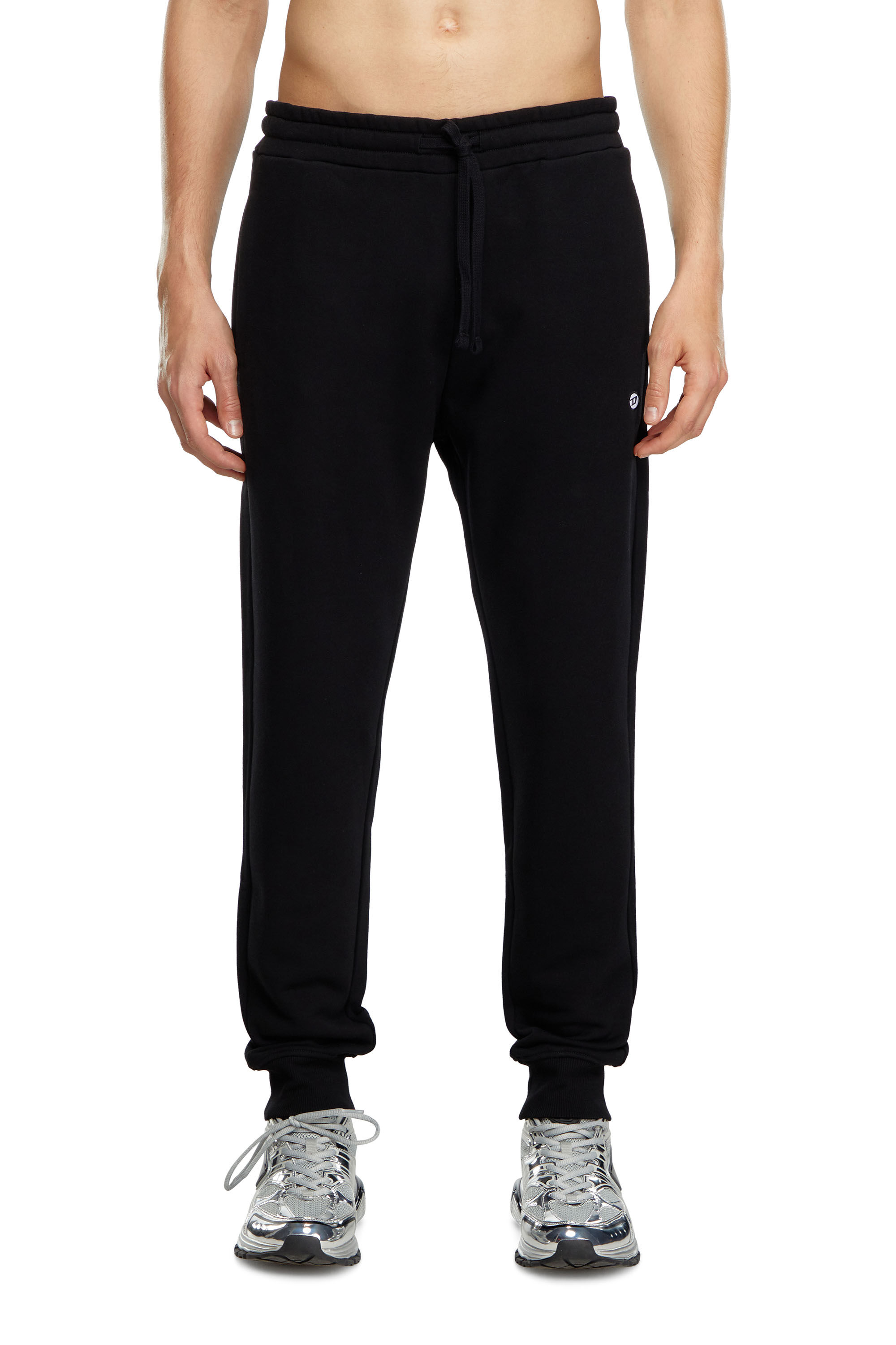 Diesel - P-TARY-DOVAL-PJ, Pantalones deportivos con parche Oval D Hombre in Negro - 3