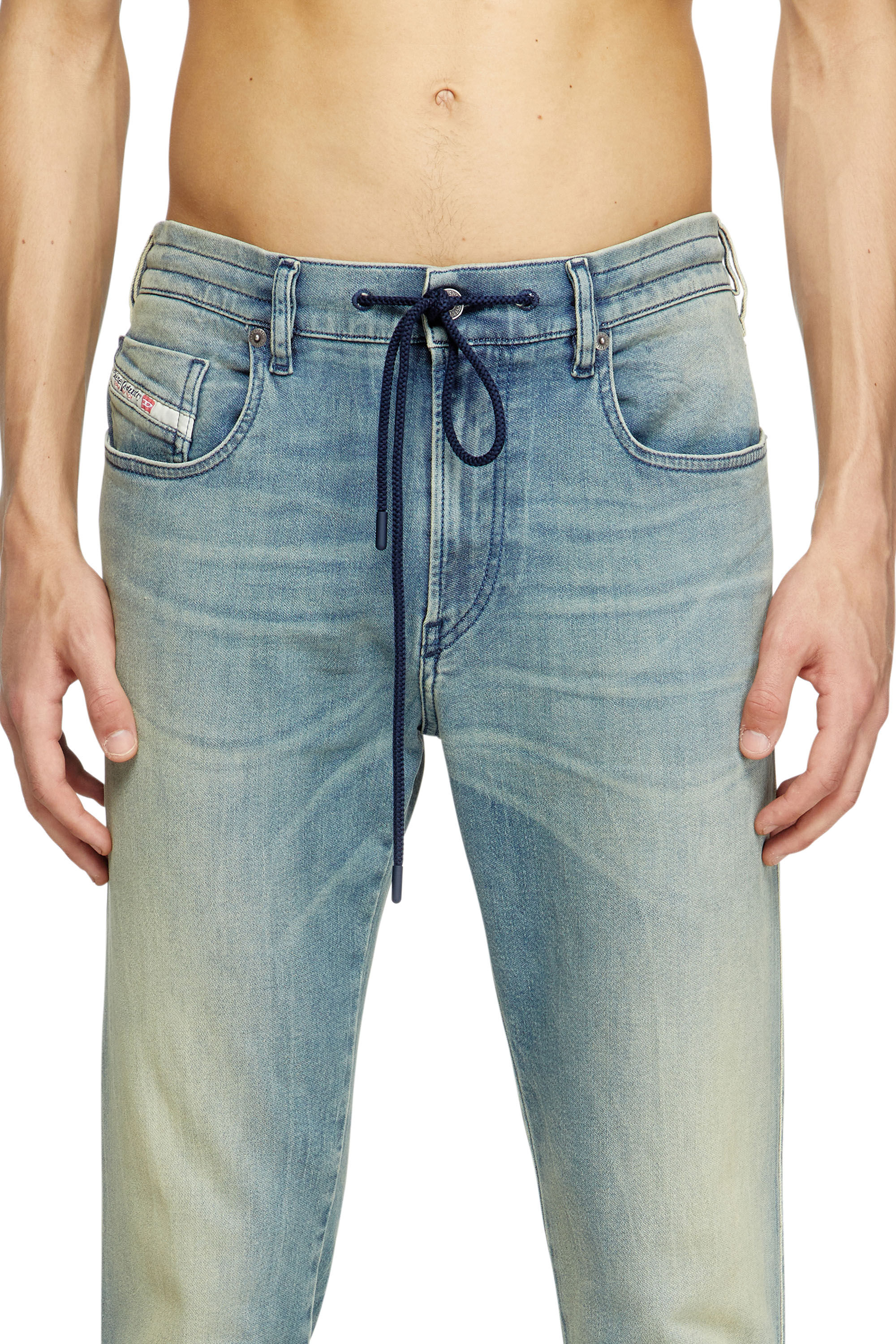 Diesel - Slim 2062 D-Strukt Joggjeans® 09M31 Hombre, Azul Claro - 5