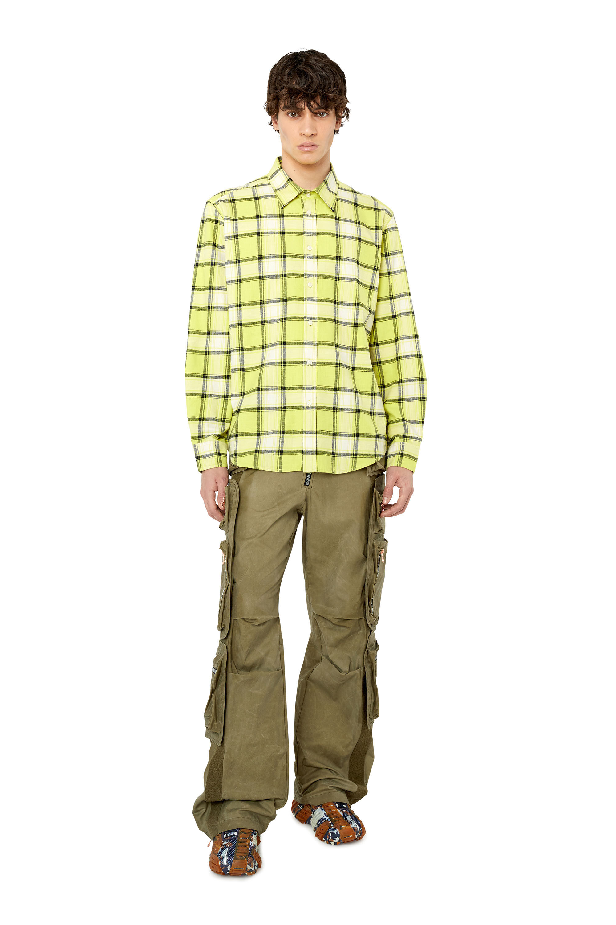 Diesel - S-UMBE-CHECK-N, Black/Green - Image 1