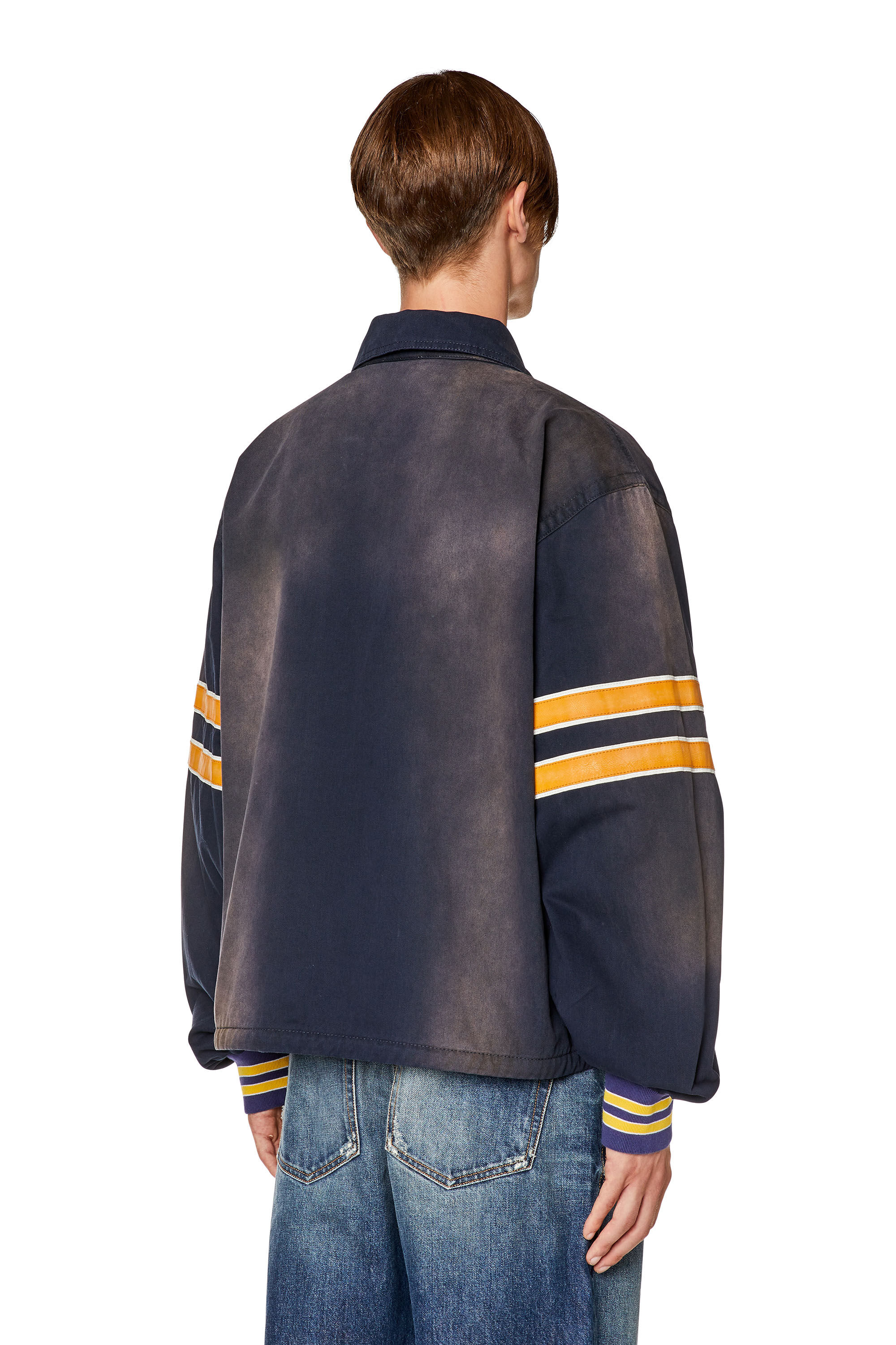 Men's Cotton jacket with vintage effects | Multicolor | Diesel