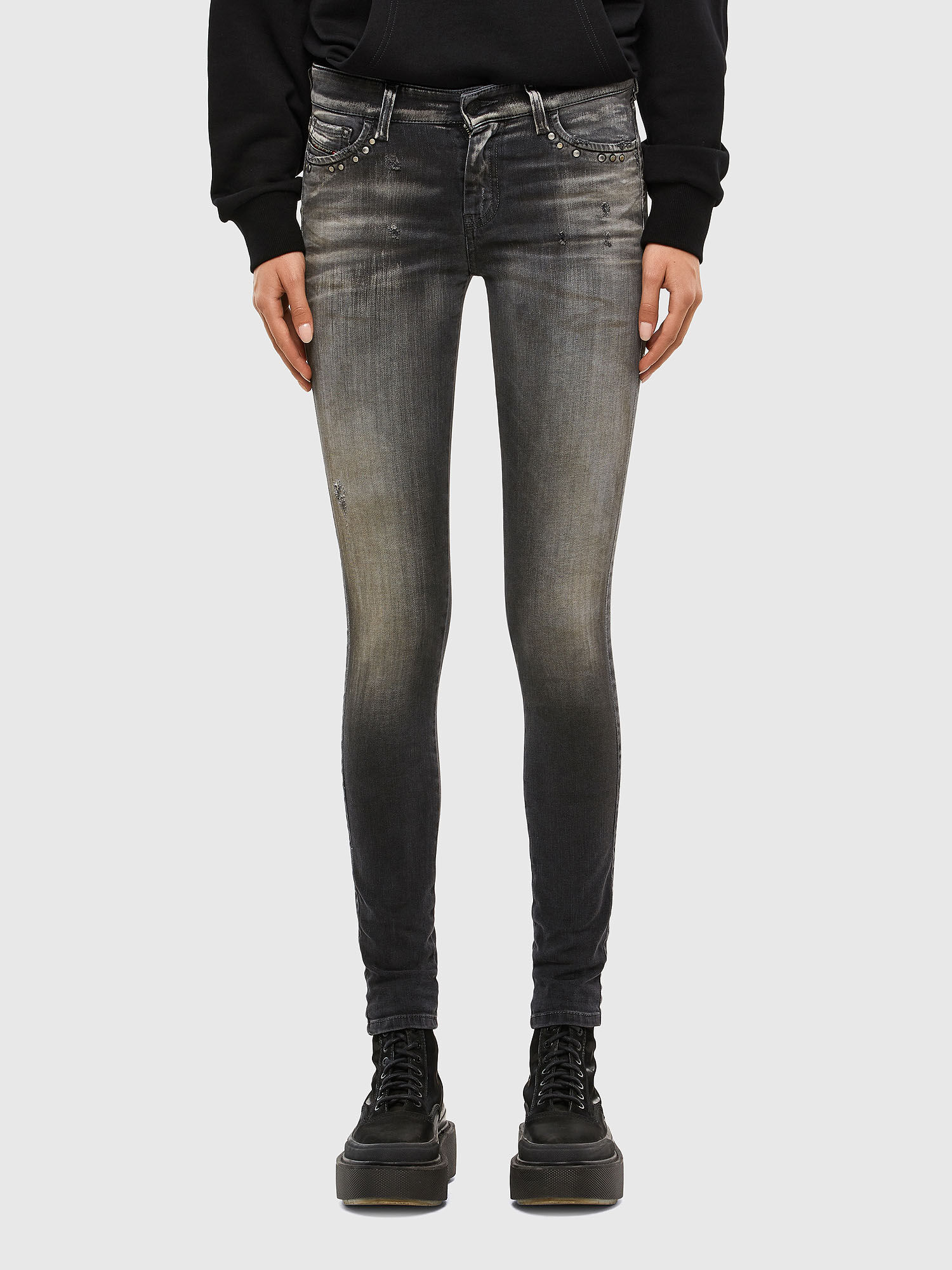 dark grey super skinny jeans