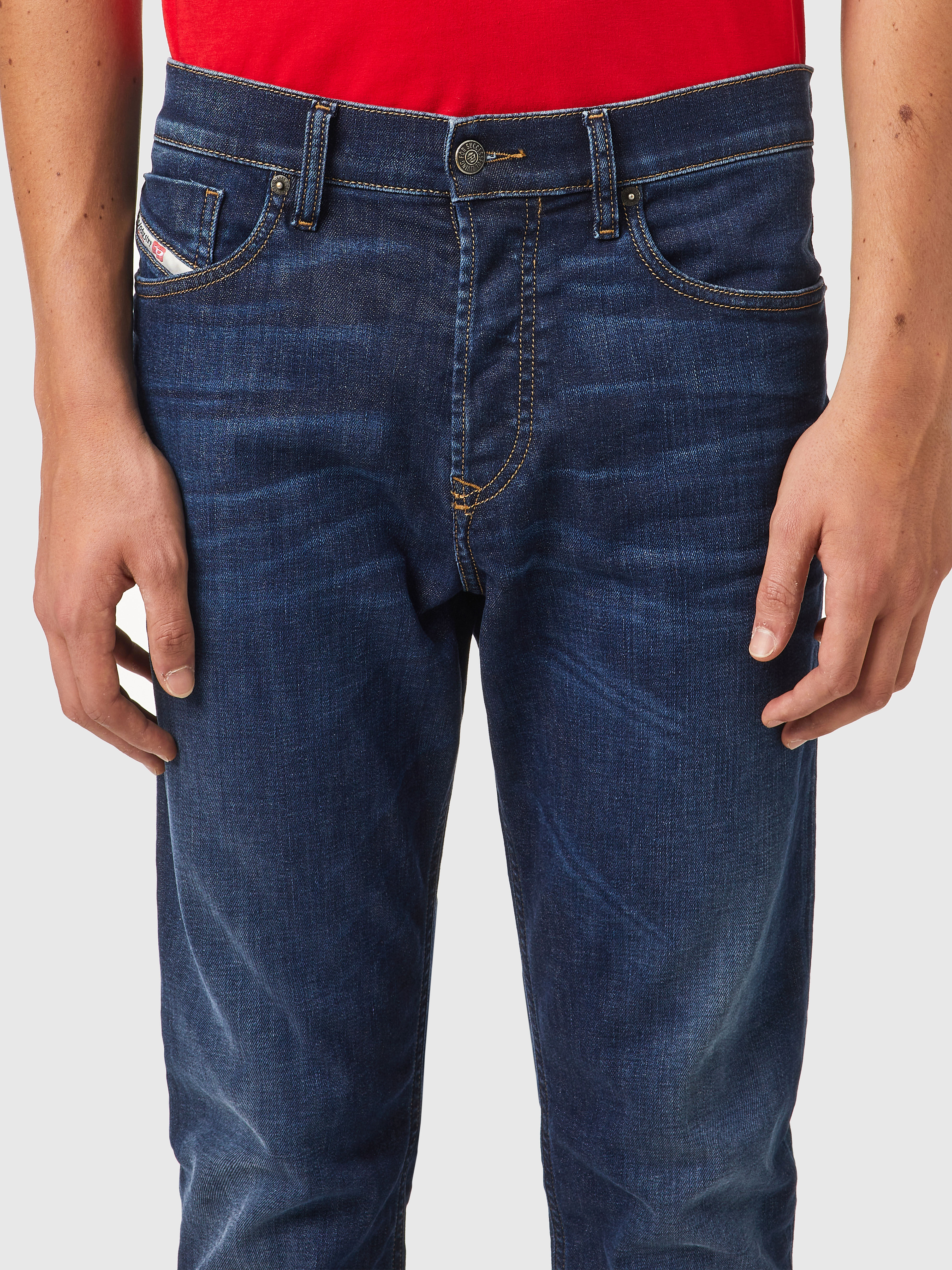 Diesel - 2005 D-FINING 009ZU Tapered Jeans, Azul Oscuro - Image 5