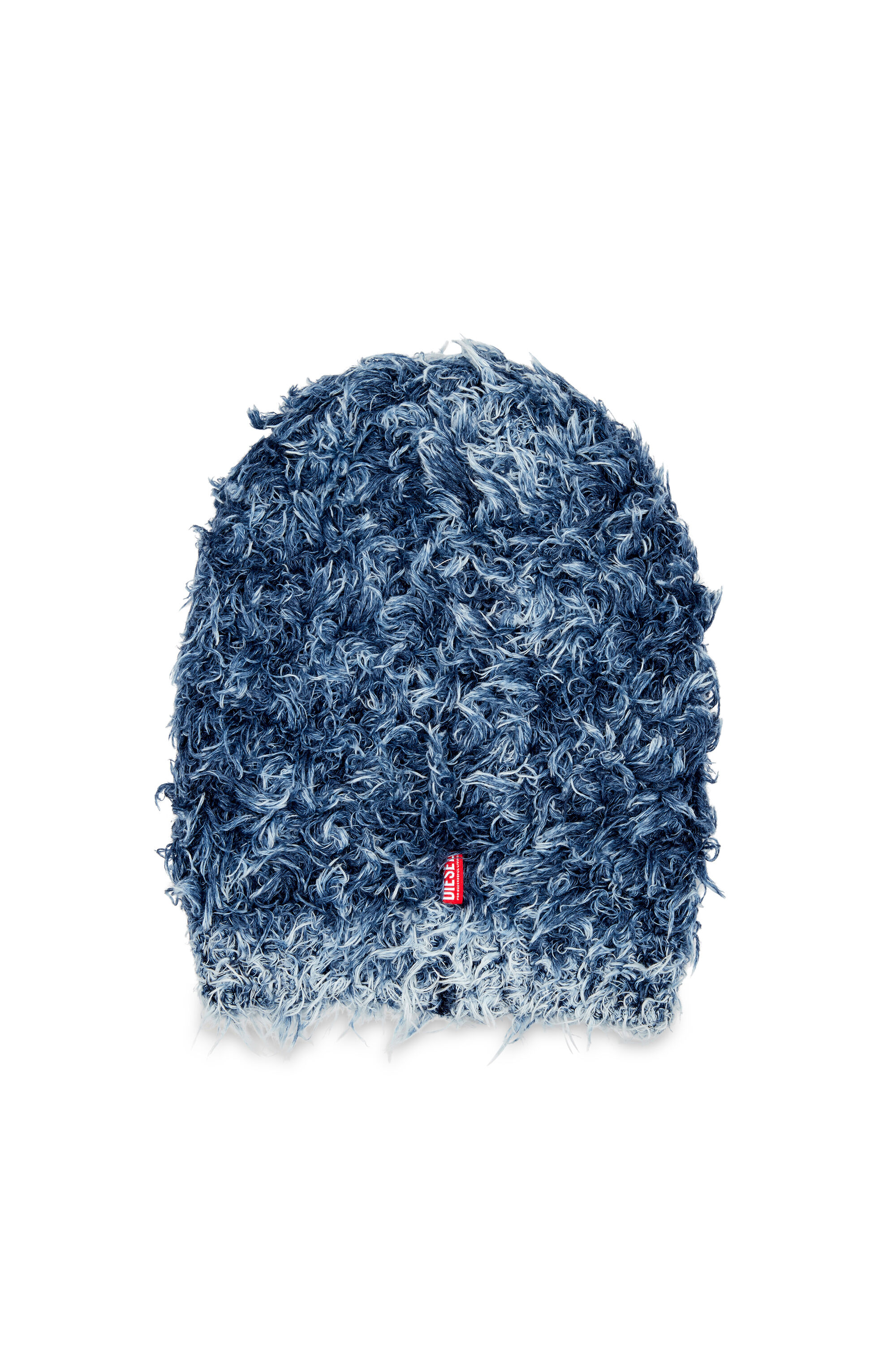 Diesel - K-DAN, Gorro mullido con efecto stone wash Unisex in Azul marino - 2