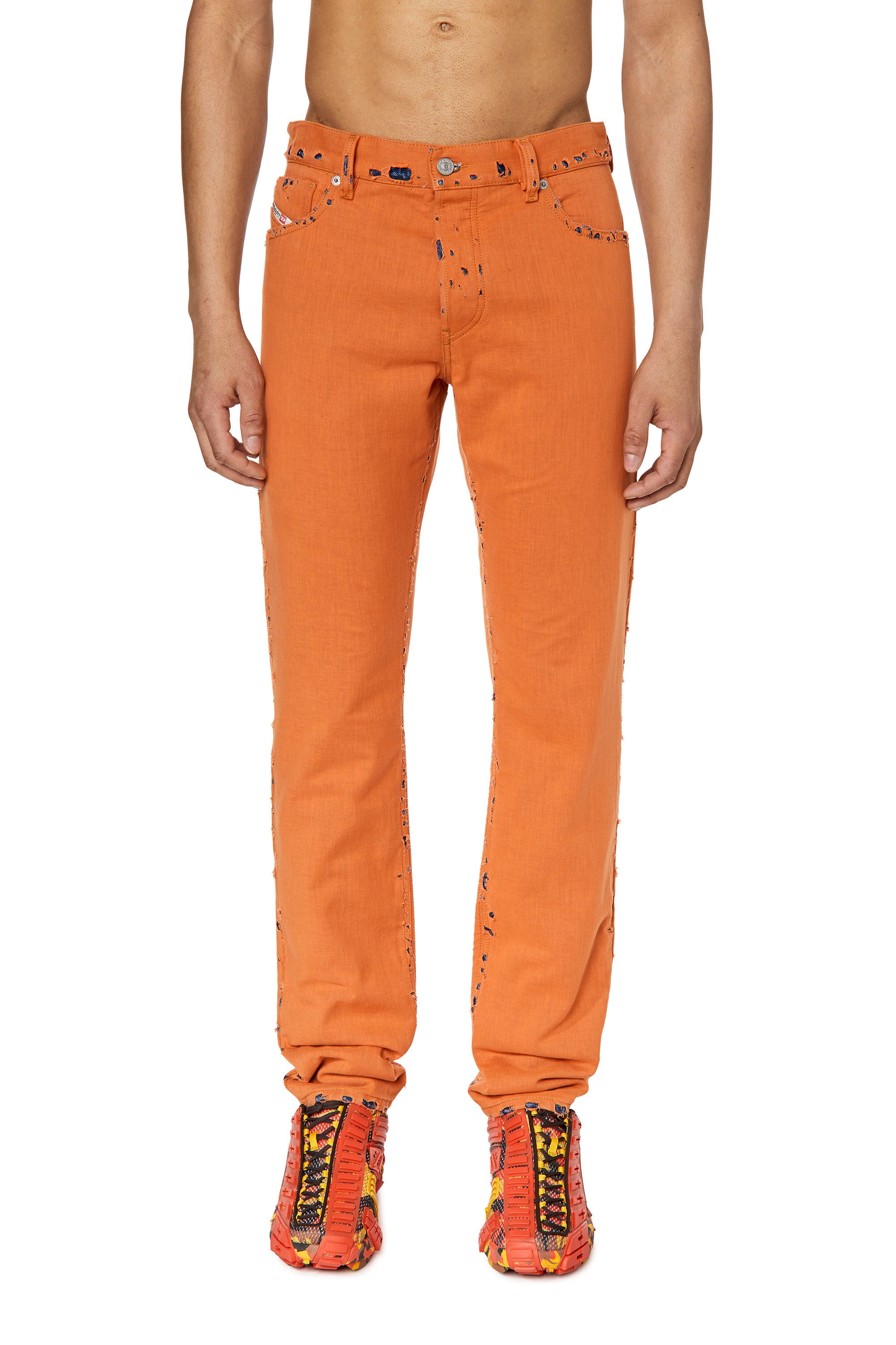 Diesel - Straight Jeans 1995 D-Sark 007R5 Hombre, Naranja - 3