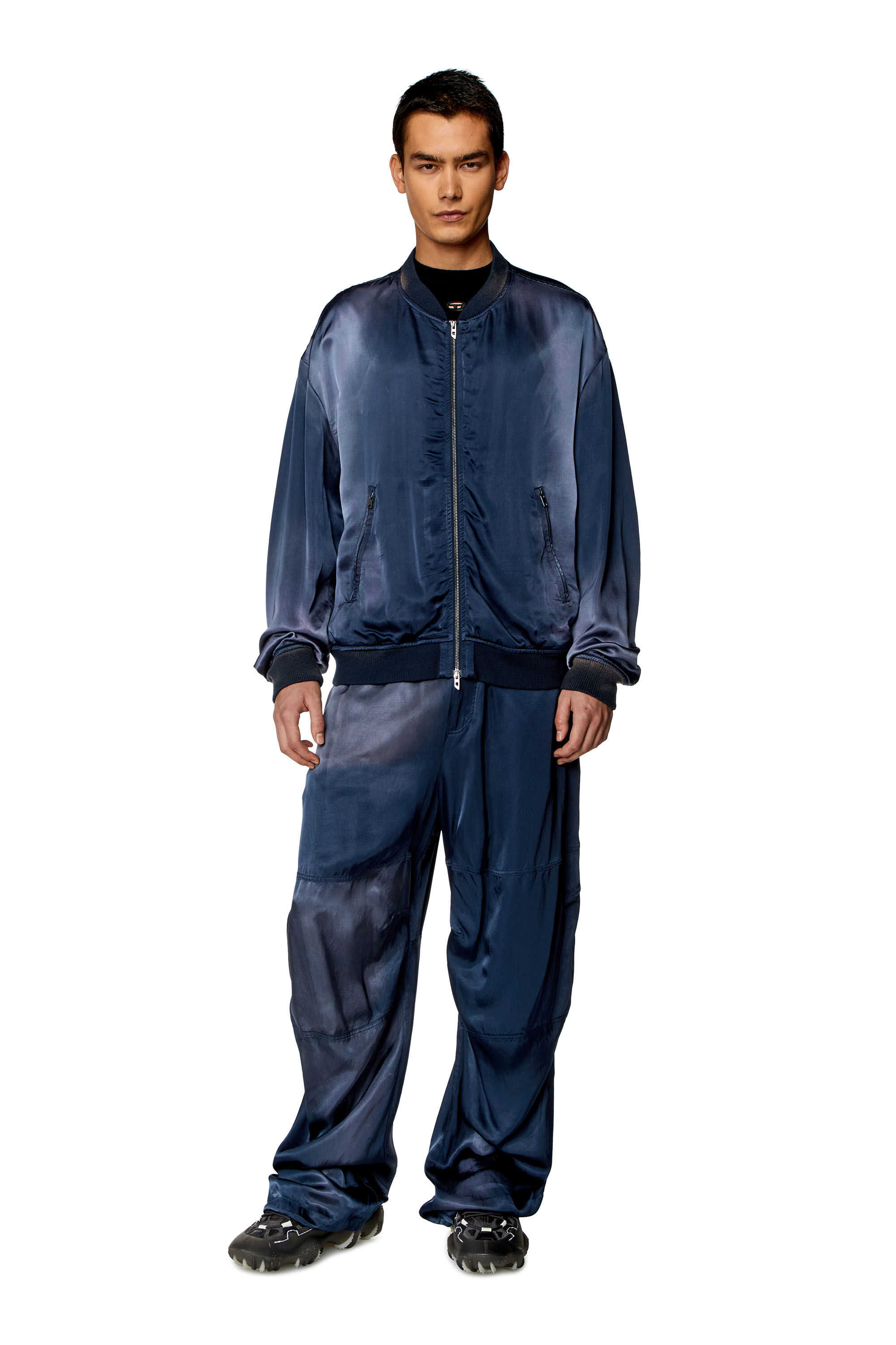 Mens satin tracksuit discount
