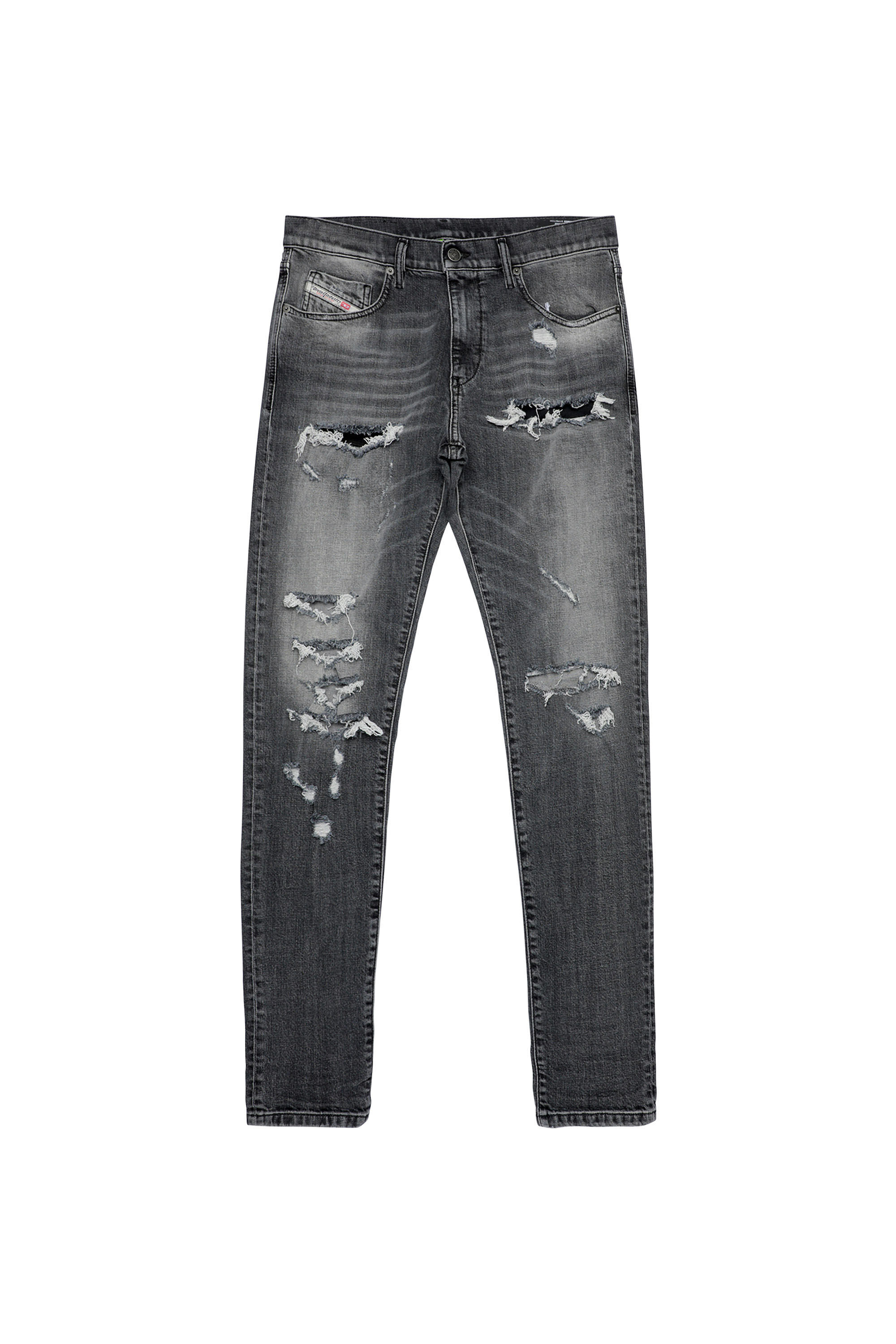Diesel - D-Strukt Slim Jeans 09B19, Black/Dark grey - Image 2
