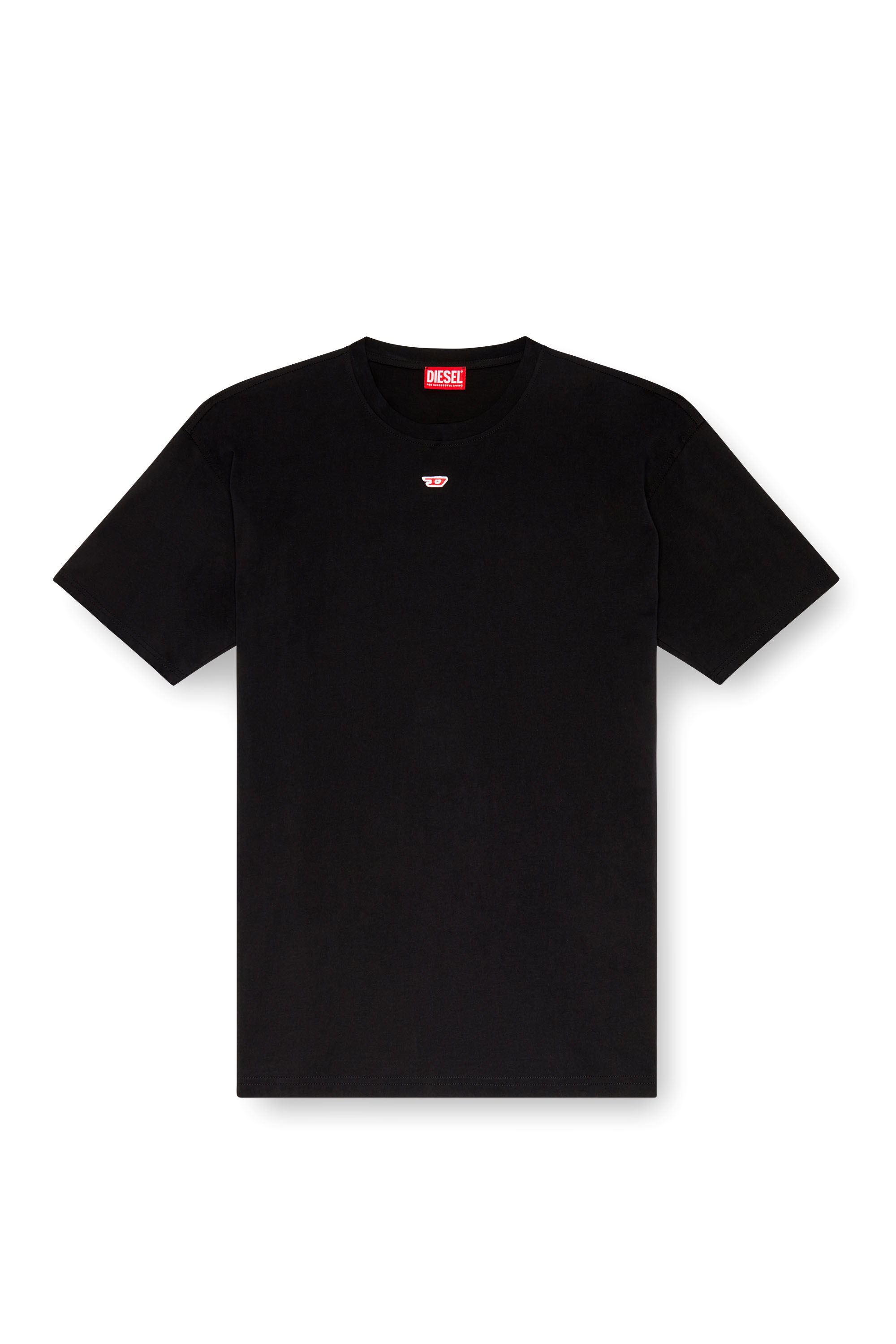 Diesel - T-BOXT-D, Camiseta con parche D bordado Unisex in Negro - 2