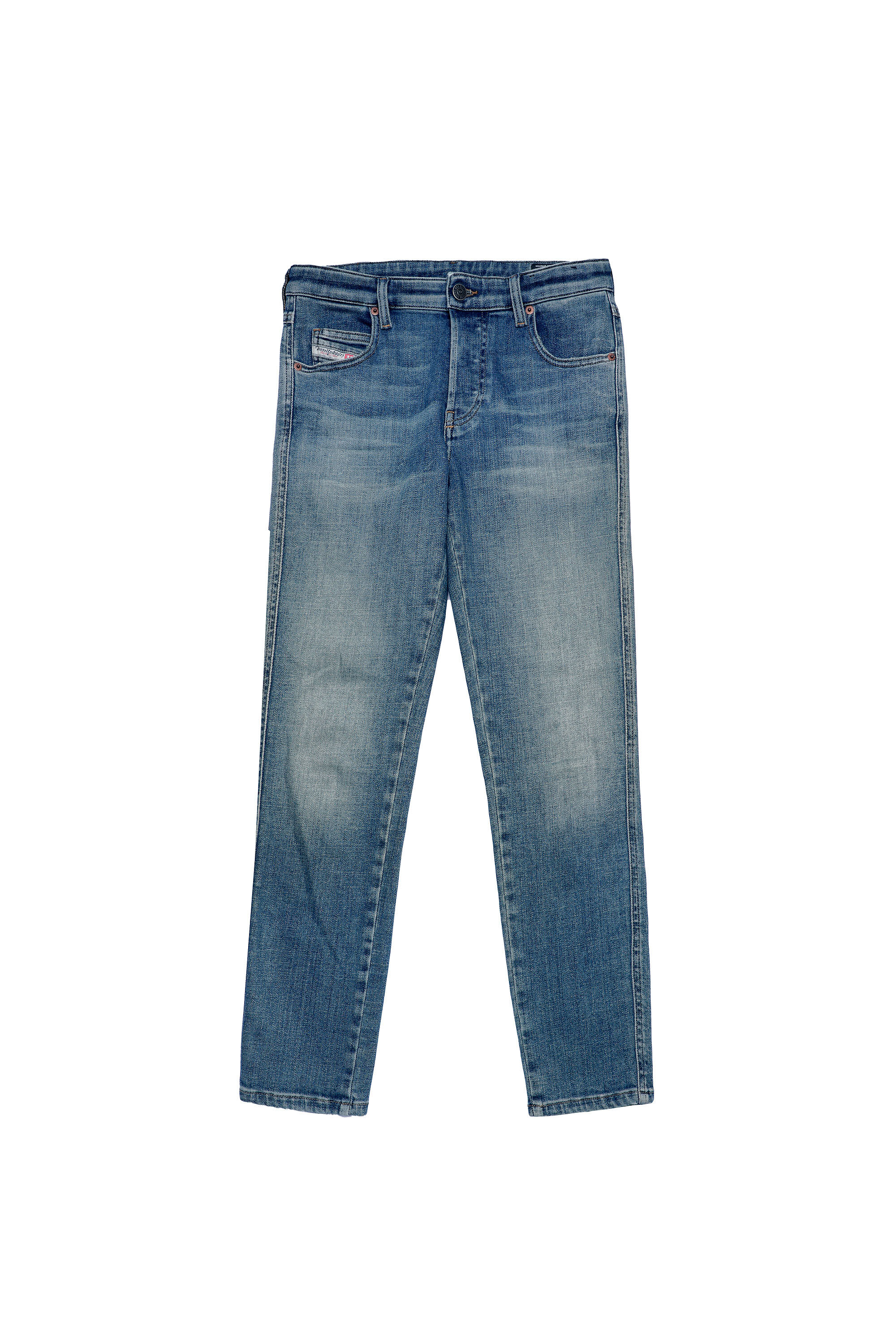 Diesel - 2015 BABHILA 09A01 Skinny Jeans, Azul medio - Image 2