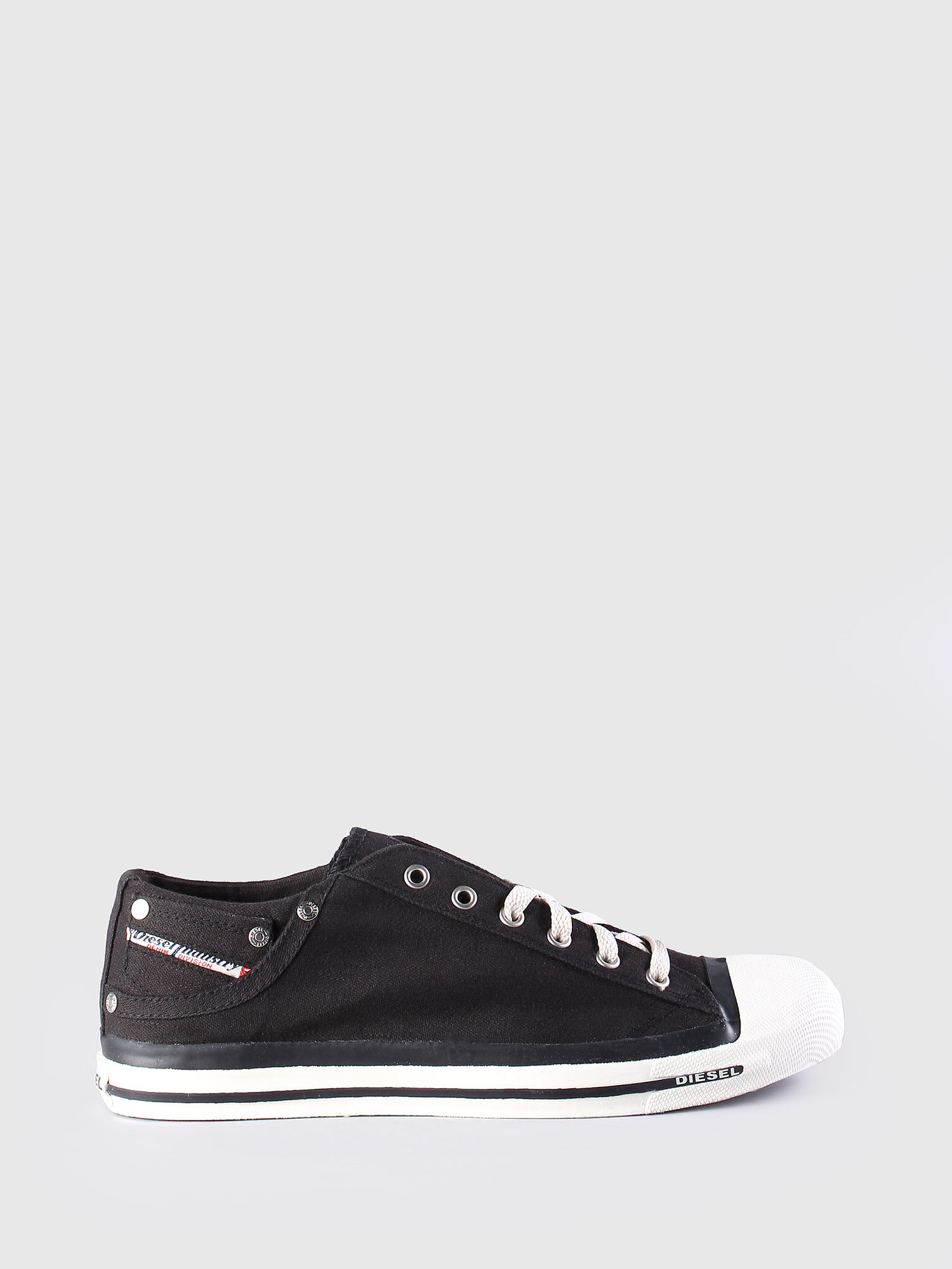 EXPOSURE LOW Men Denim low sneakers with side pocket Diesel