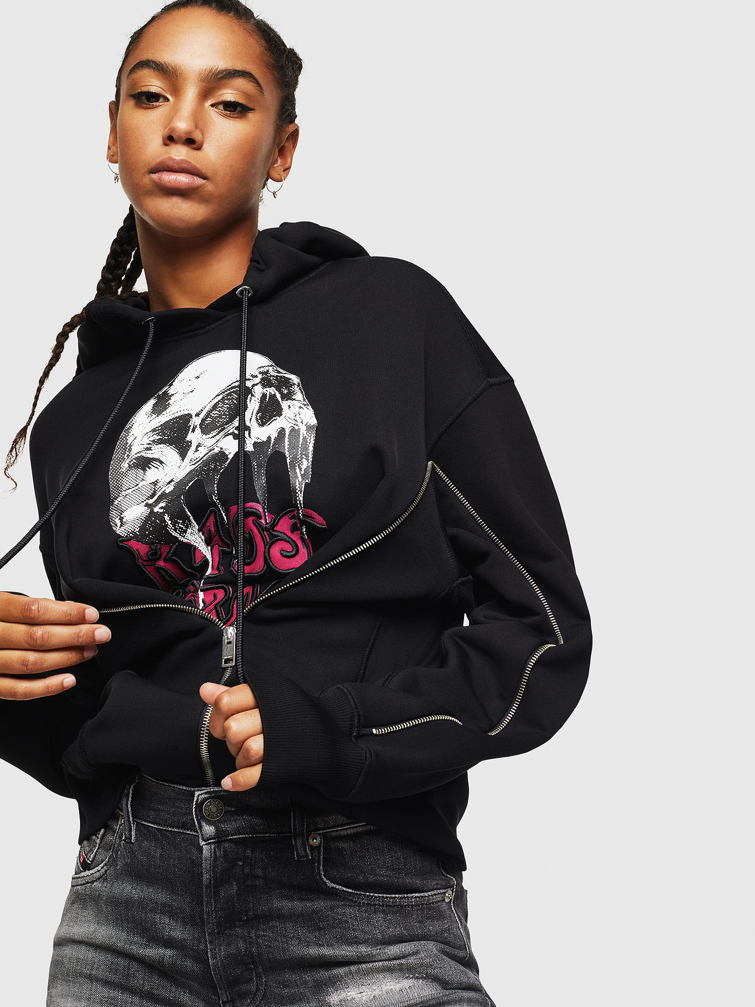 Diesel sales hoodie ladies