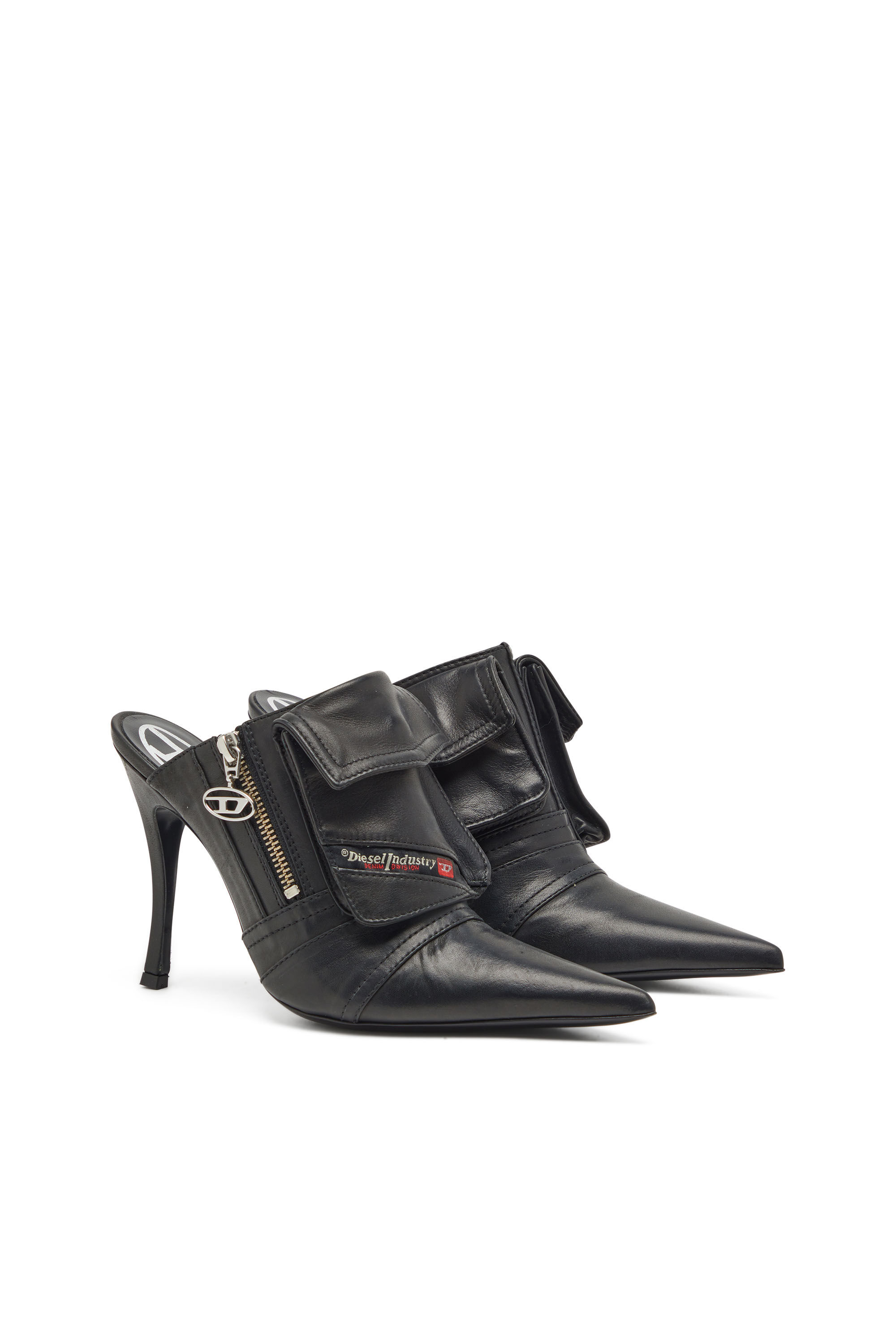 【Diesel】D-Venus Pocket leather boots ブーツ Women's D-Venus Pocket Hbt Boots - Knee-high boots with