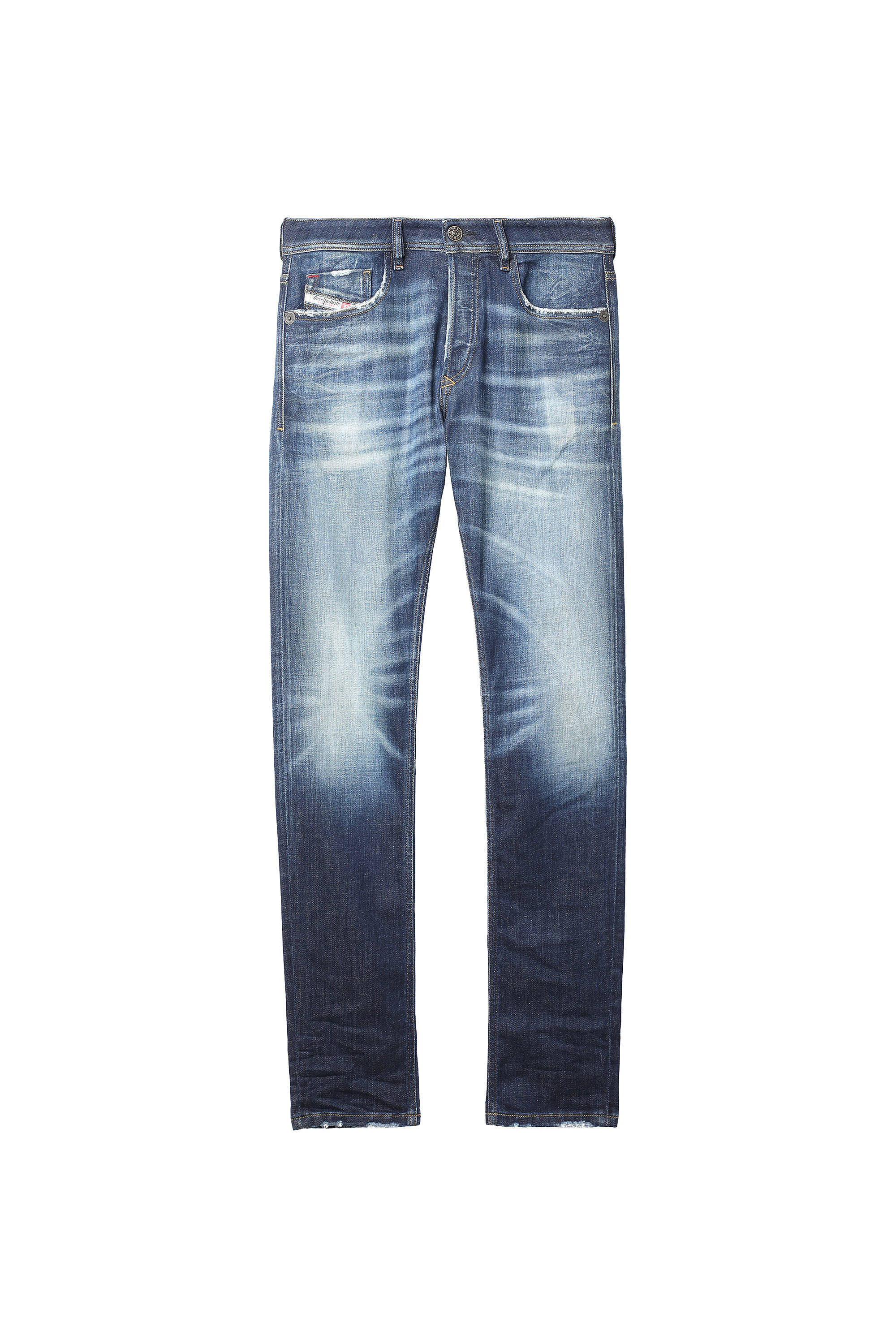 Diesel - Sleenker Skinny Jeans 09A27, Dark Blue - Image 2