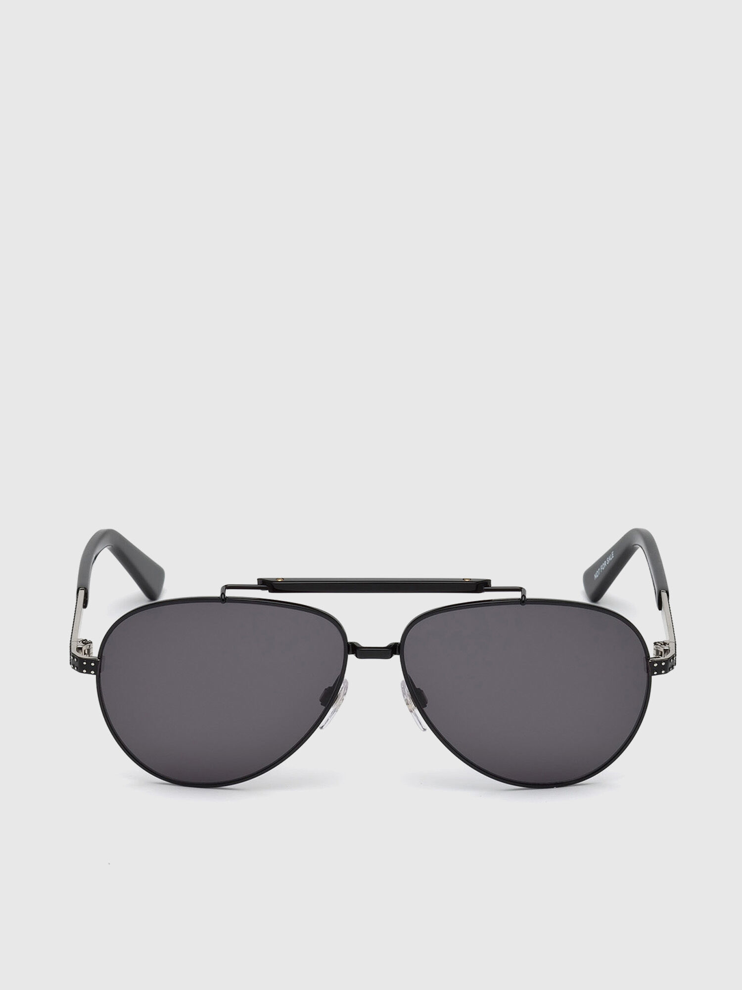 Diesel - DL0238, Man's Classic aviator shape eyewear in Black - 1
