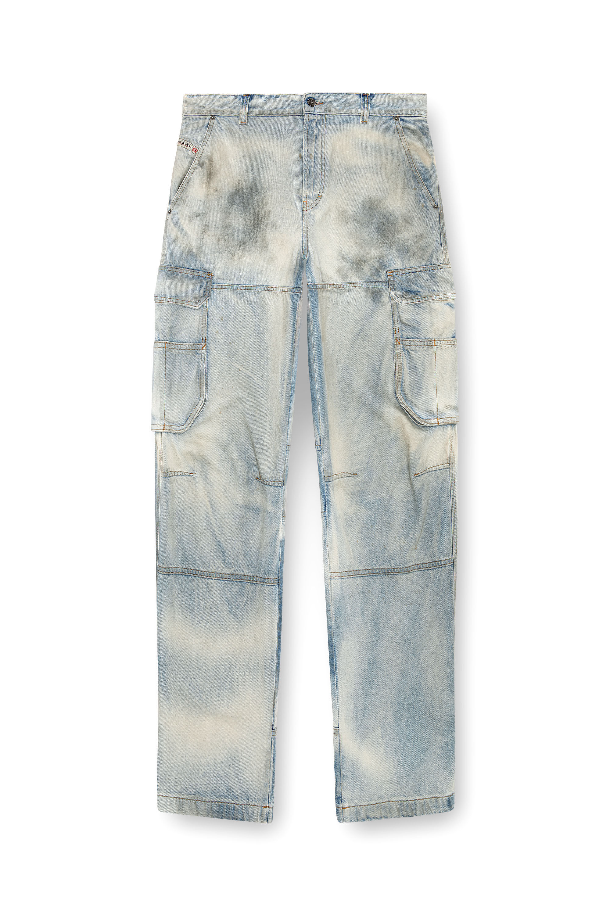 Men's Relaxed Jeans | Light Blue | Diesel D-Fish