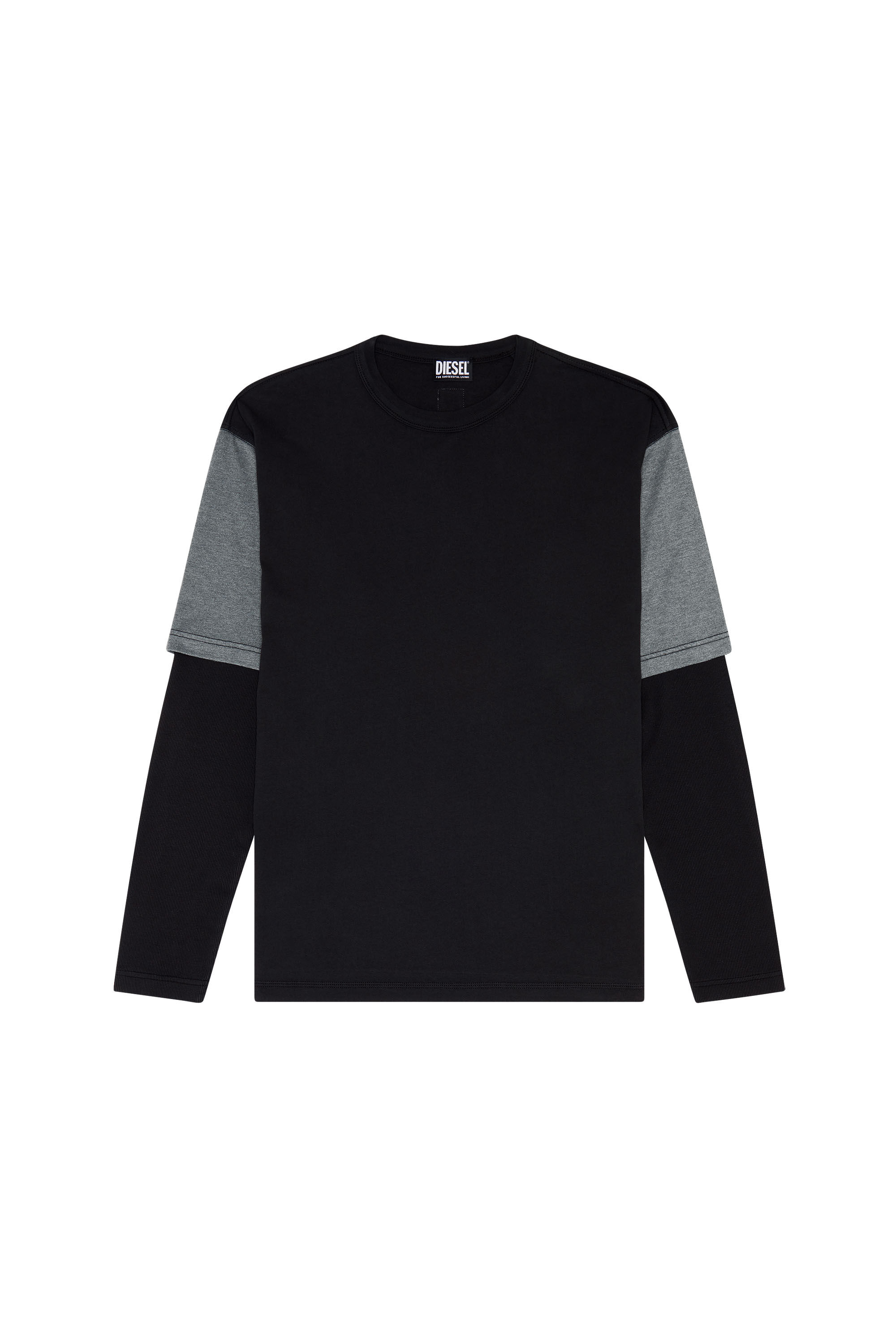 T-SHULA Man: T-shirt with double sleeves | Diesel