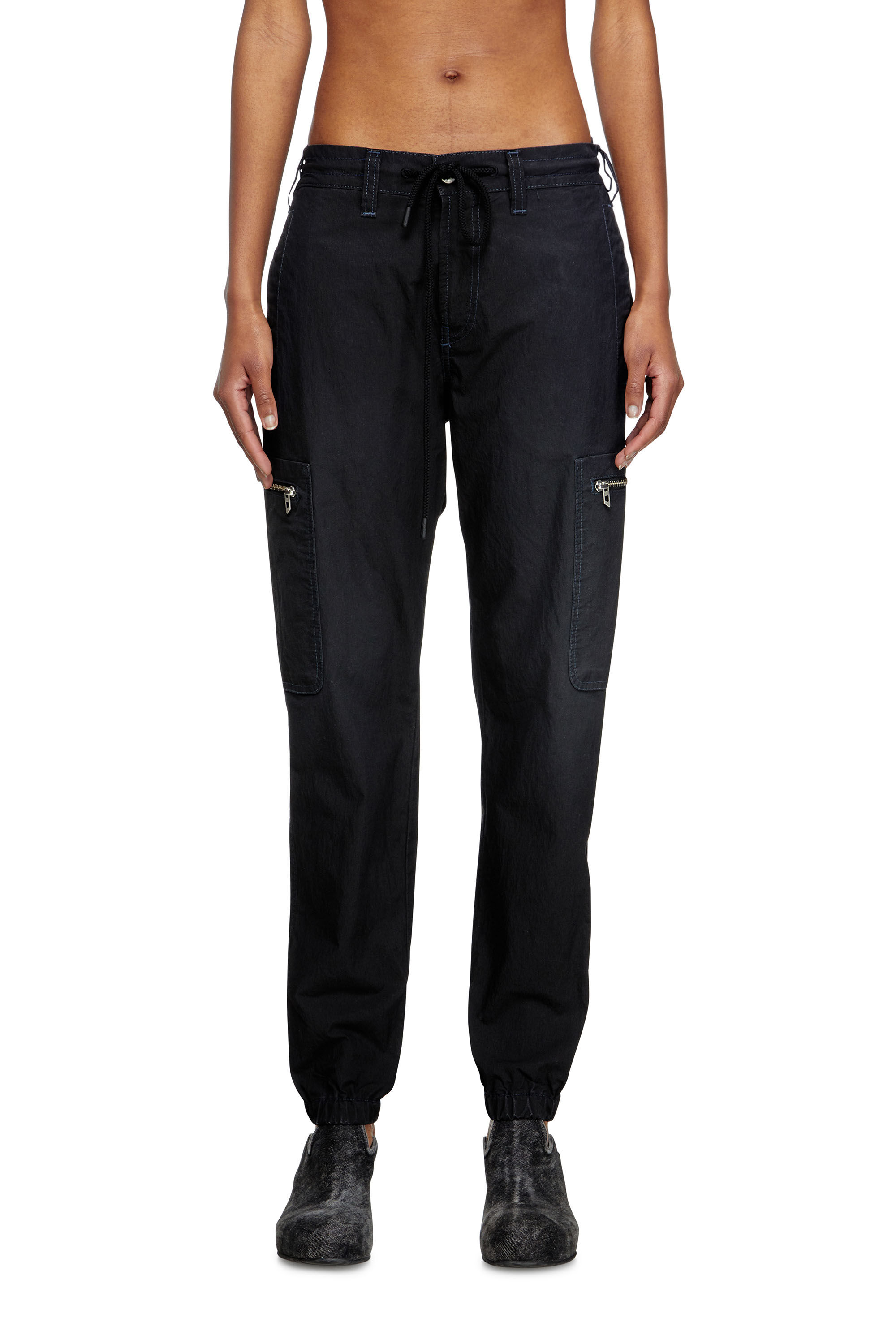 Diesel - Unisex's Slim D-Lab JoggJeans® 068SJ, Black/Dark grey - 3