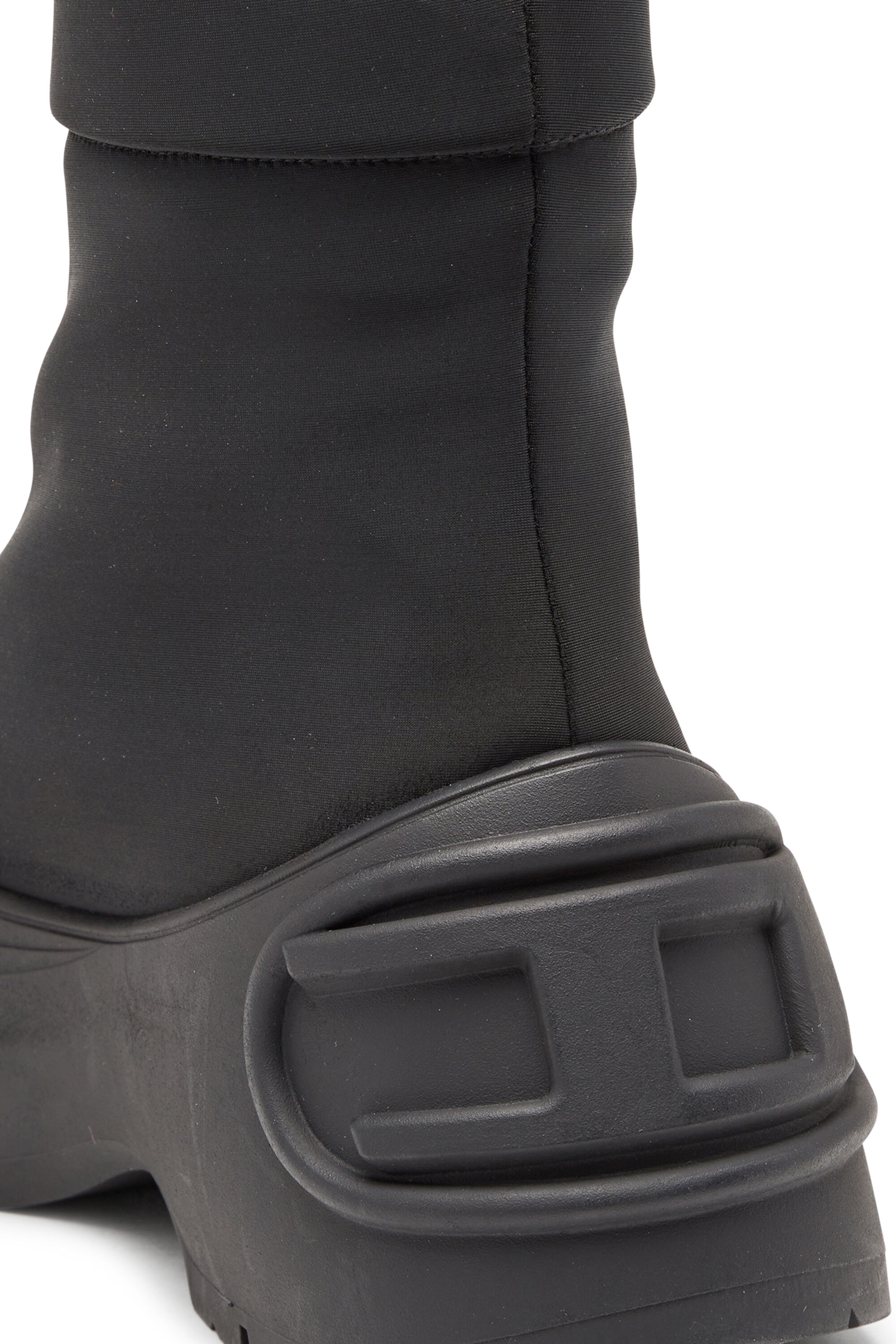 Men's D-Donald-Rubber-trimmed ankle boots | Black | Diesel