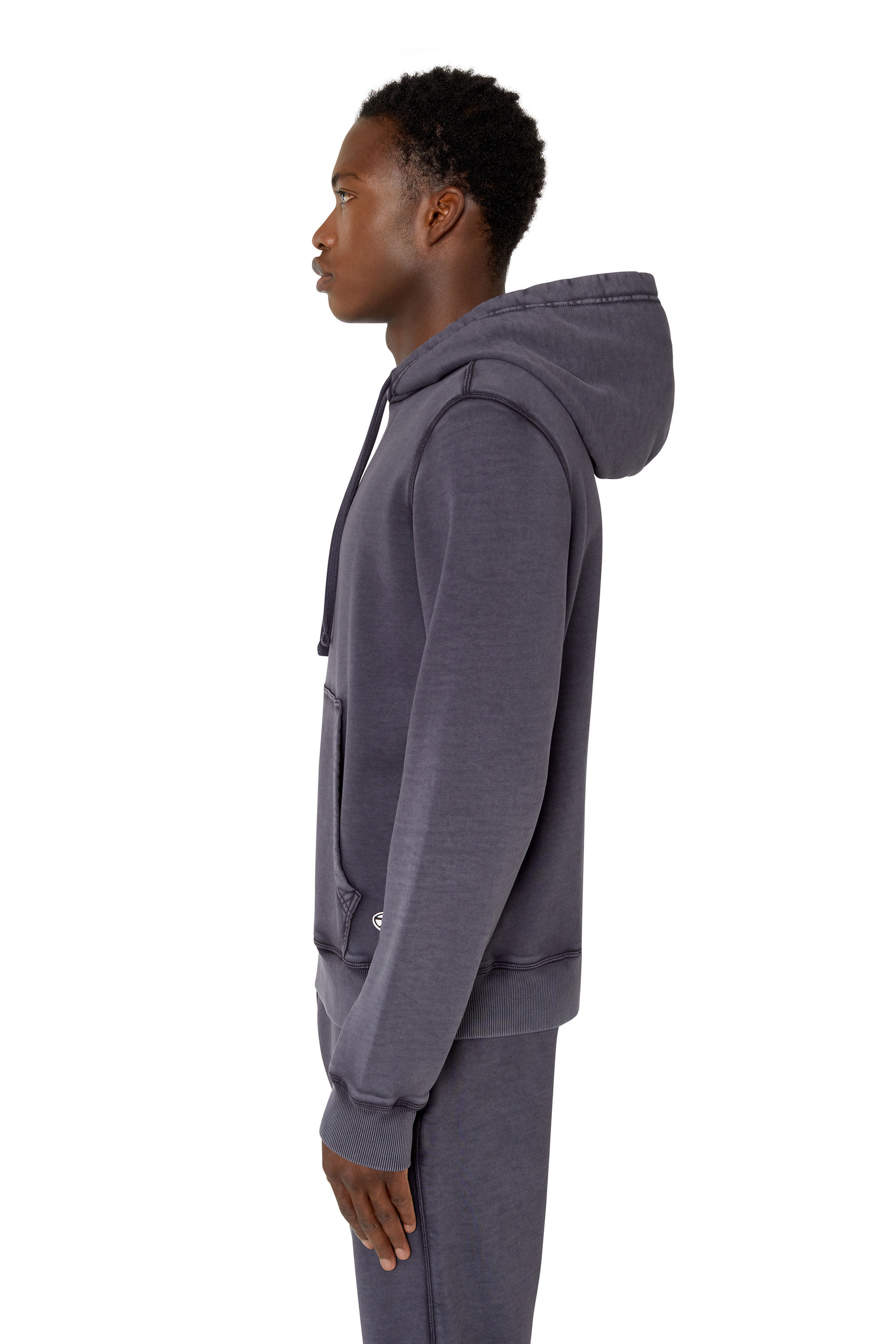 Treated hoodie | Blue | Diesel