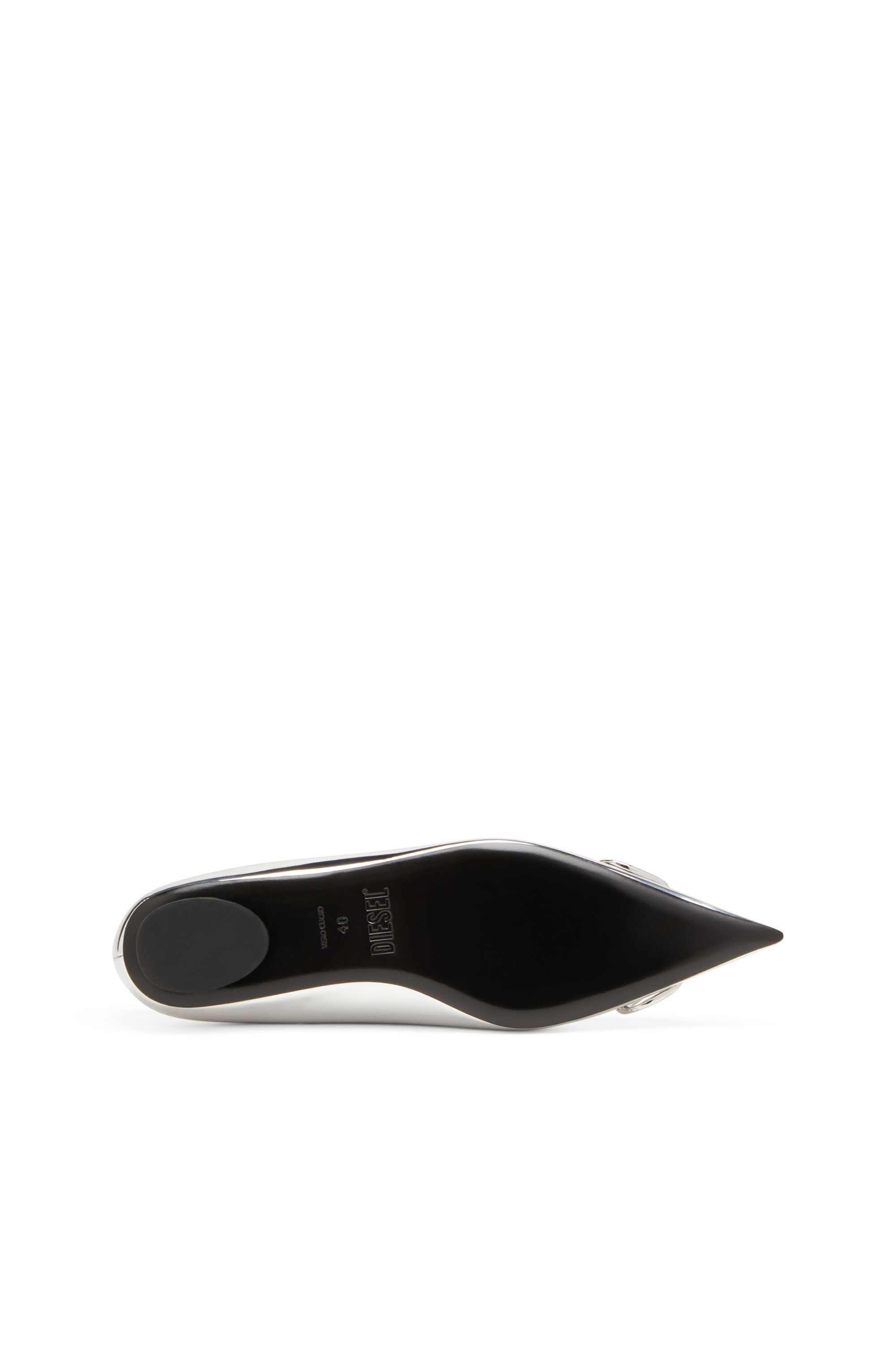 DIESEL フラットシューズ Women's D-Venus-Ballerina flats with mirror finish | Blue