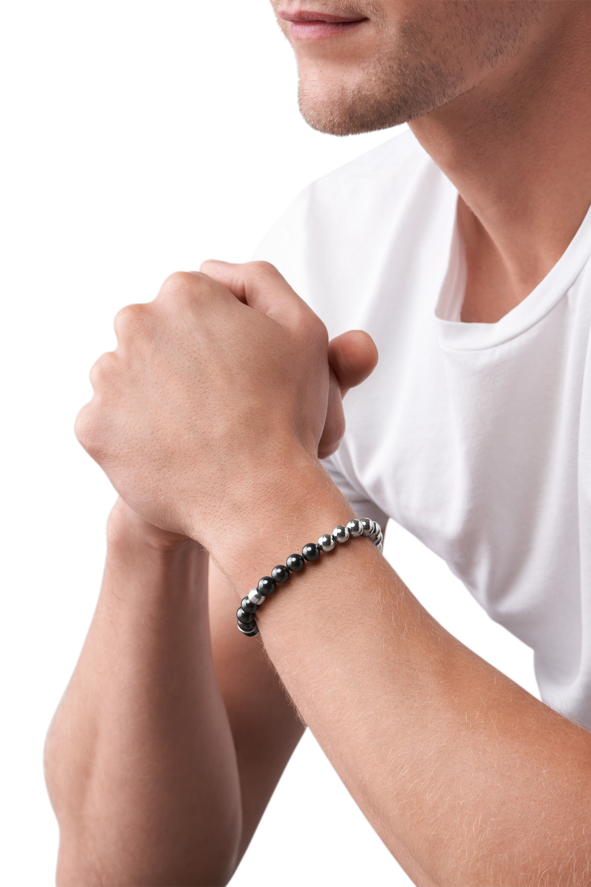 Diesel - DX1323, Pulsera de cuentas de acero inoxidable Unisex in Multicolor - 3