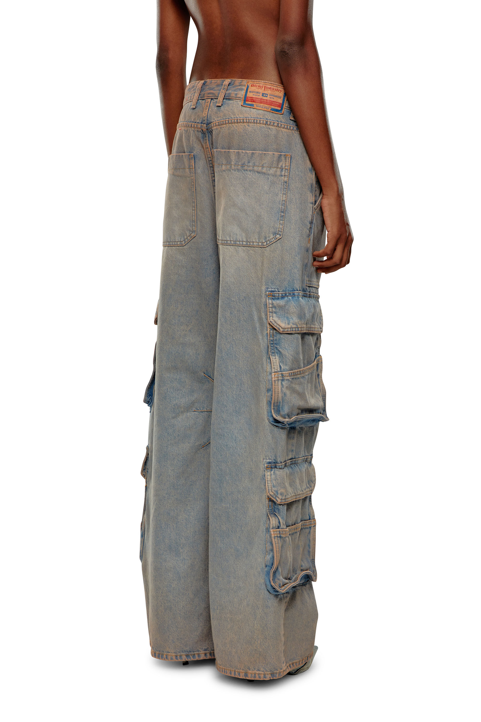 Women's Relaxed Wide Jeans | Light blue | Diesel 1996 D-Sire Women's Relaxed Wide Jeans | Light blue | Diesel 1996 D-Sire