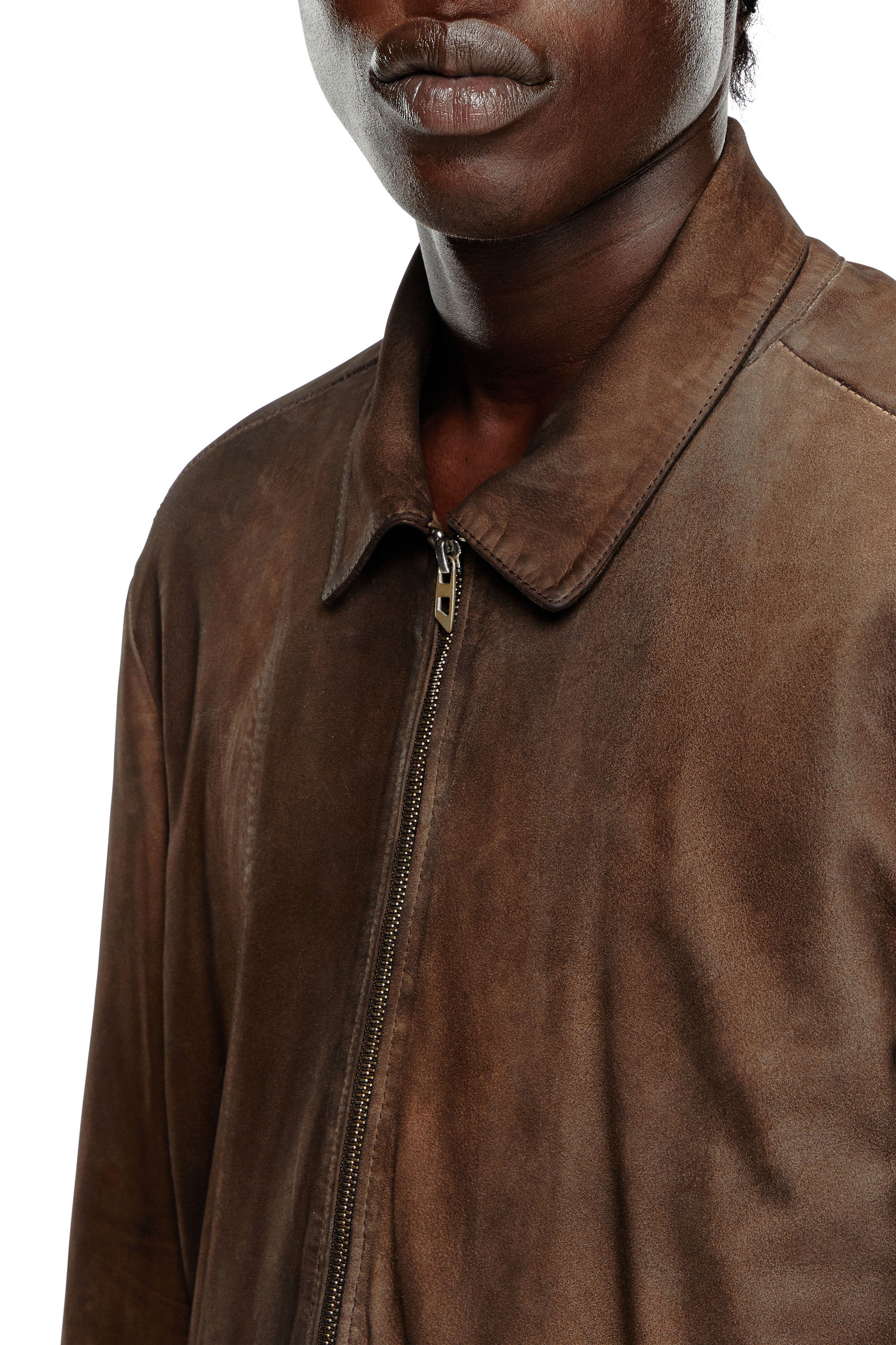 極美品 LIDNM LEATHER SHORT BLOUSON リドム レザーショート