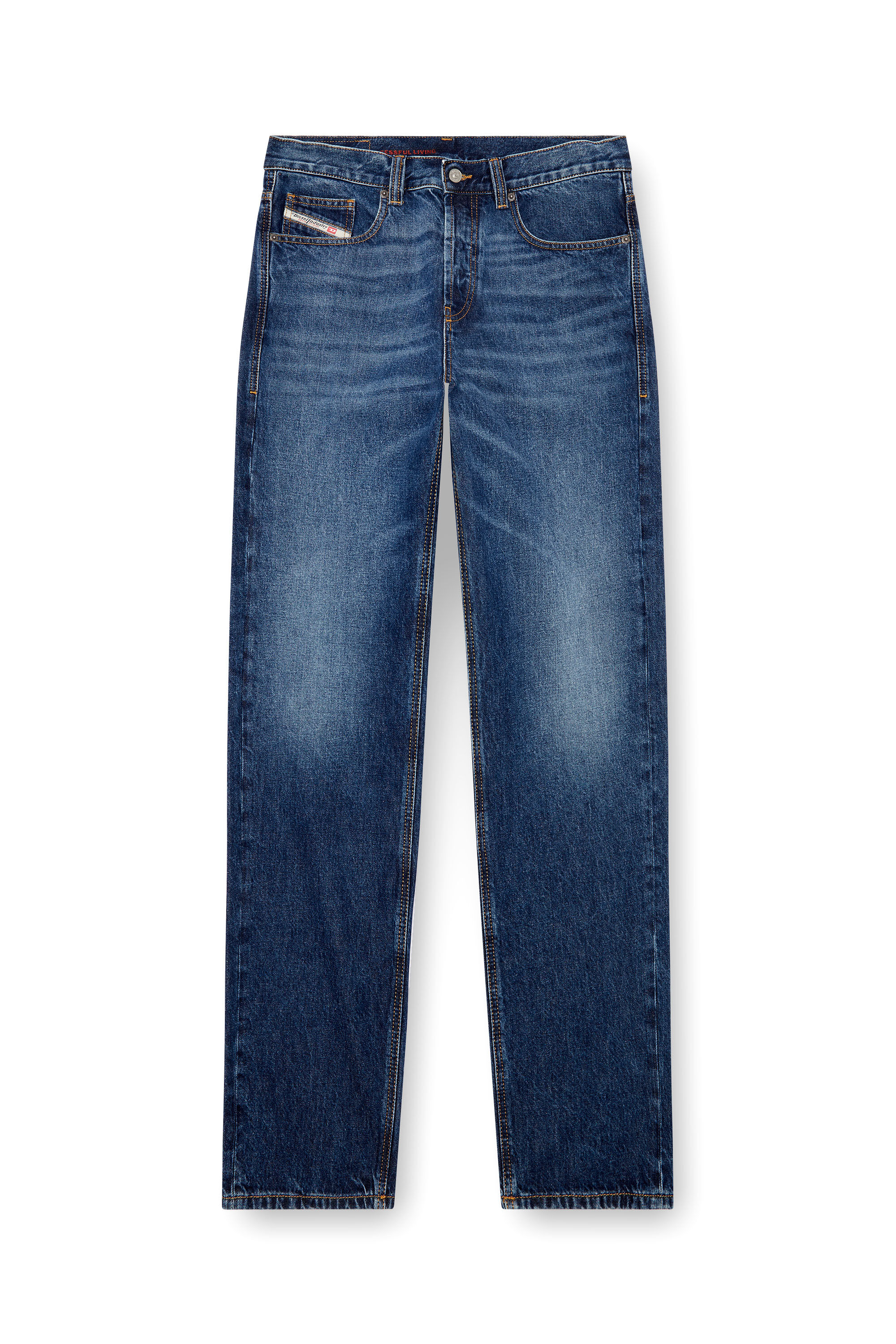 Diesel - Straight Jeans 2010 D-Macs 09I27, Hombre Straight Jeans - 2010 D-Macs in Azul marino - Image 2